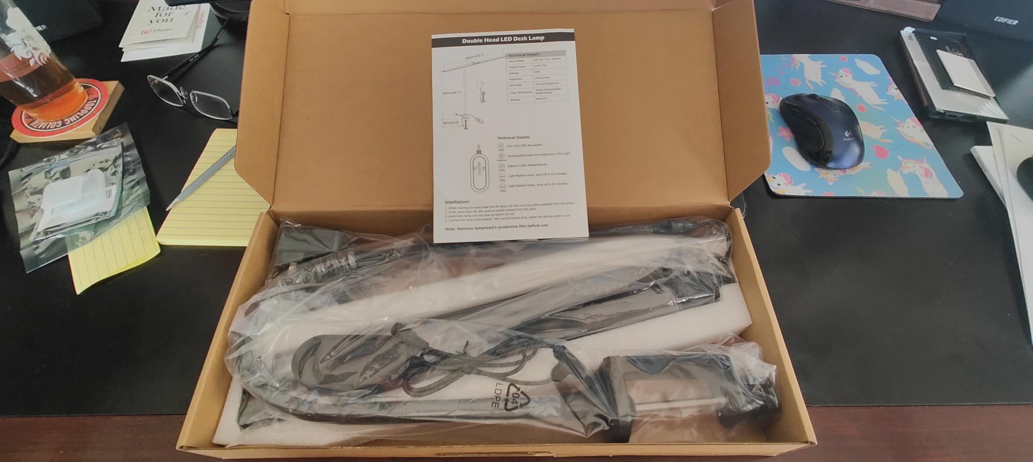 ShineTech LED Desk Lamp, 31.5