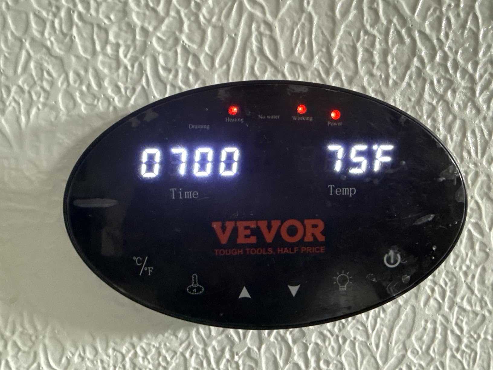 VEVOR Steam Shower Generator, 15 kW, Segmented Heating Temperature Customization & 24h Timer Steam Bath Kit customer photo 1
