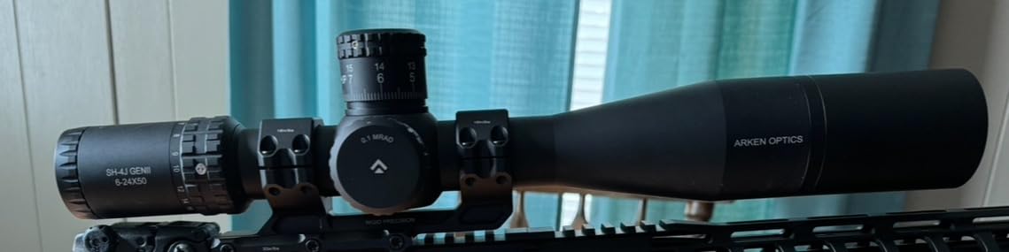 Arken Optics SH4J 6-24X50 Rifle Scope FFP Illuminated Reticle with Zero Stop 34mm Tube customer photo 2