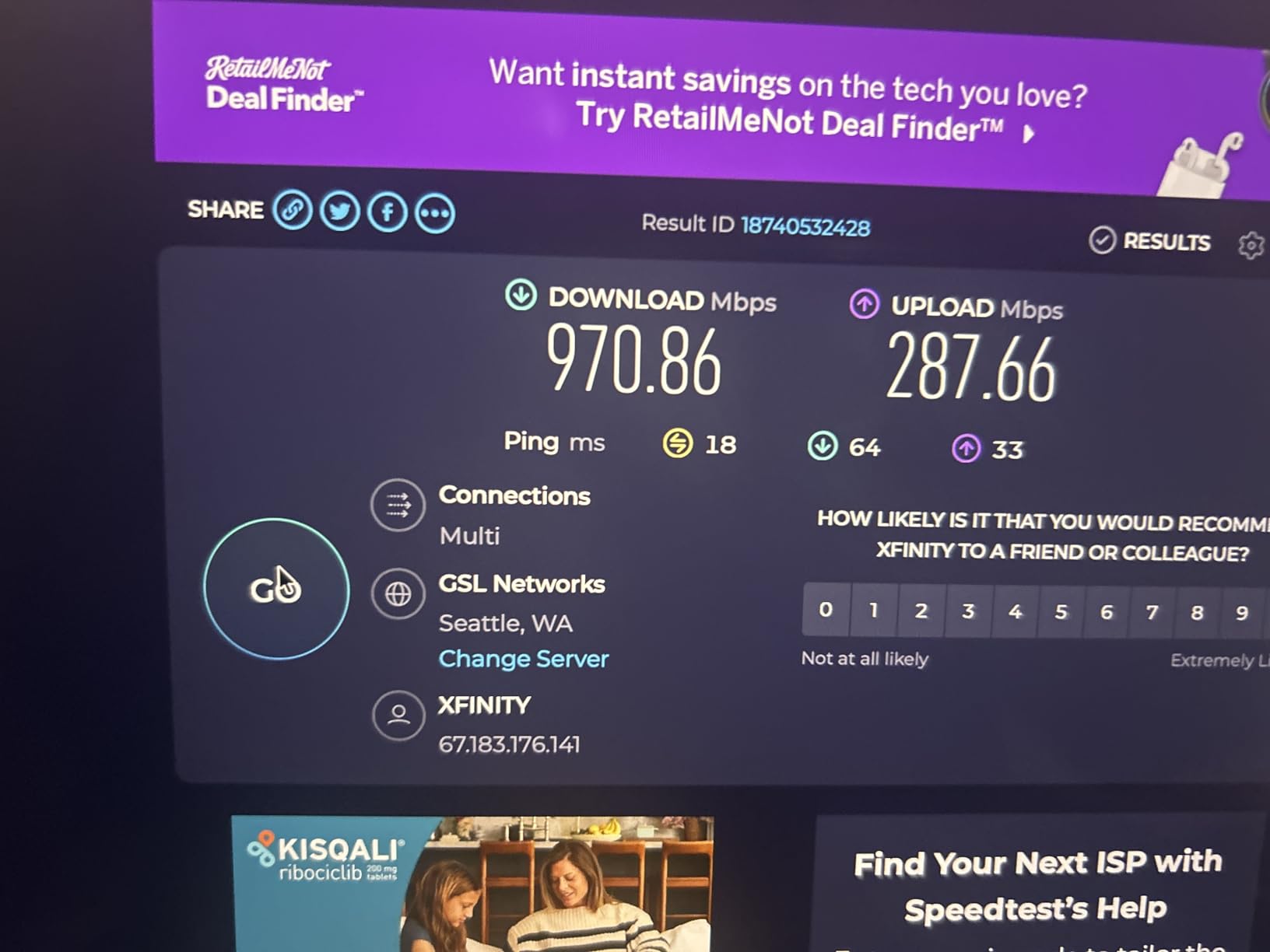 NETGEAR Orbi 970 Series Quad-Band WiFi 7 Mesh Network System (RBE973S), Router + 2 Satellite Extenders, Up to 27Gbps, Covers Up to 10,000 sq. ft., 200 Devices, 10 Gig Internet Port customer photo 1