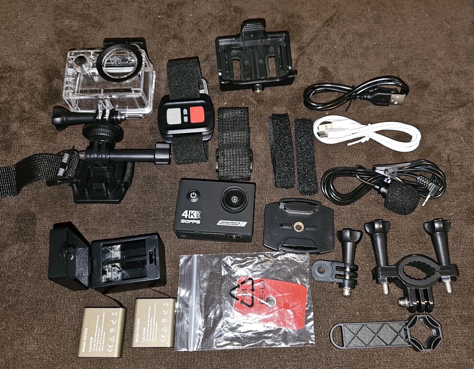 Action Camera 4K30fps with 64G SD Card,HD Waterproof Camera 131ft Underwater Cameras 20MP Pre-recording WiFi Camera 170° Remote Control Sports Cameras with 2 Batteries Helmet Mount Accessories Kits customer photo 2