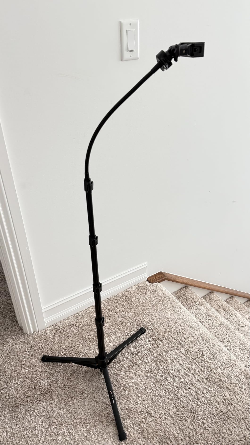 Phone Tripod, 86 Tall Tripod for iPhone with Flexible Gooseneck and Remote, Portable Aluminum Cellphone Stand for Selfies, Video Recording, Travel customer photo 2