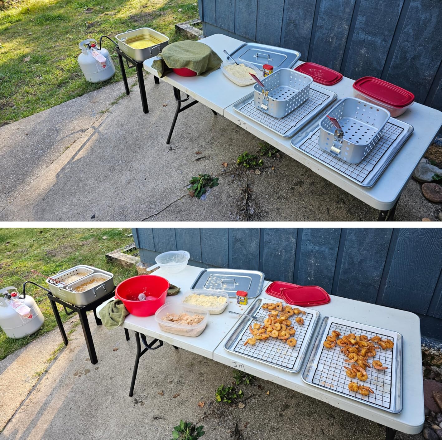 58,000 BTU Outdoor Fryer, 18 Qt. Deep Fryer Pot and 2 Inner Baskets, Ideal for Frying Fish, Chicken Wings, French Fries customer photo 1