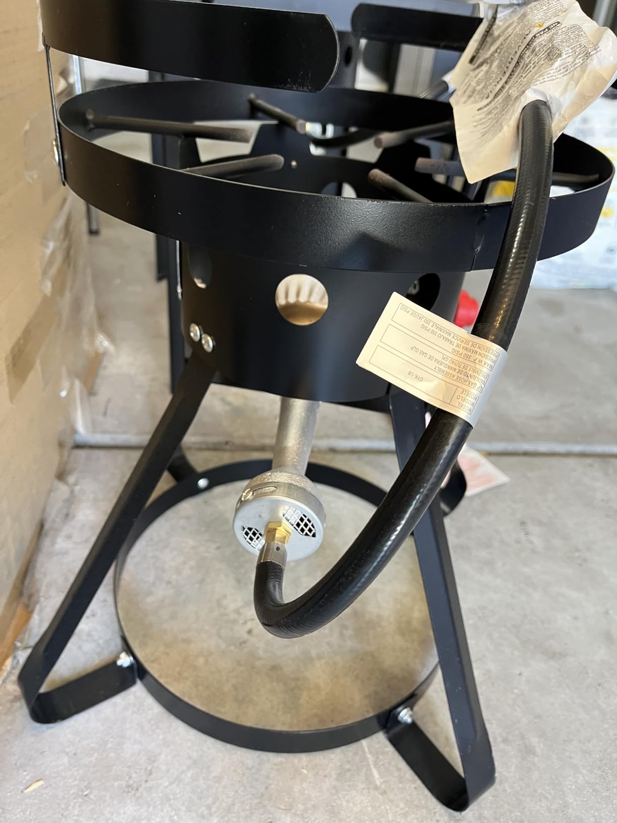 58,000 BTU Outdoor Fryer, 18 Qt. Deep Fryer Pot and 2 Inner Baskets, Ideal for Frying Fish, Chicken Wings, French Fries customer photo 2