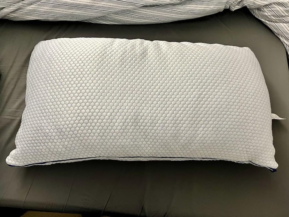 Nectar Tri-Comfort Cooling Pillow - Adjustable Firmness & Support - Cooling Cover - Pressure Relief - Helps Reduce Neck Pain - Premium Memory Foam & Microfiber Down Alternative customer photo 1