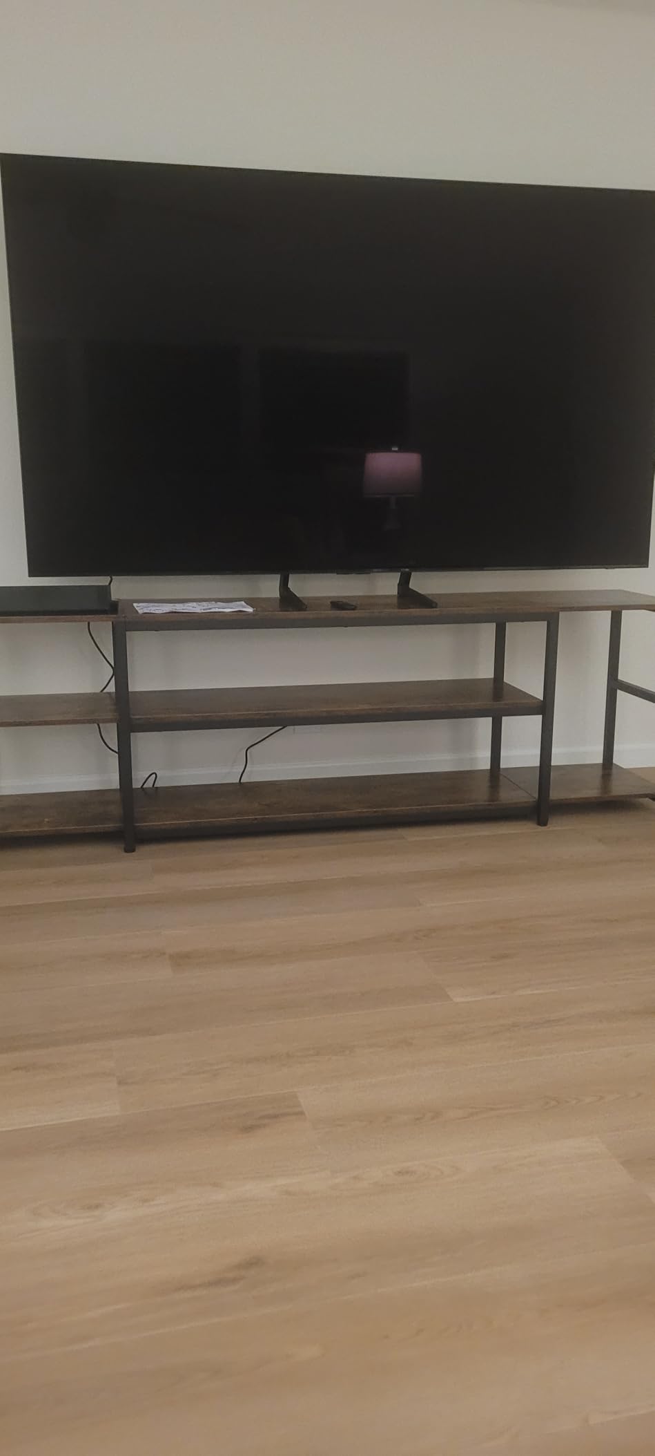Aquzee 85 inch TV Stand, Entertainment Center for 70 75 80 85