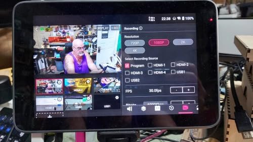 YoloBox Ultra, The Ultimate Horizontal/Vertical NDI Live Streaming Equipment, Switcher Monitor Encoder Recorder, for Facebook, YouTube, Instagram, Tiktok, RTMPS customer photo 2