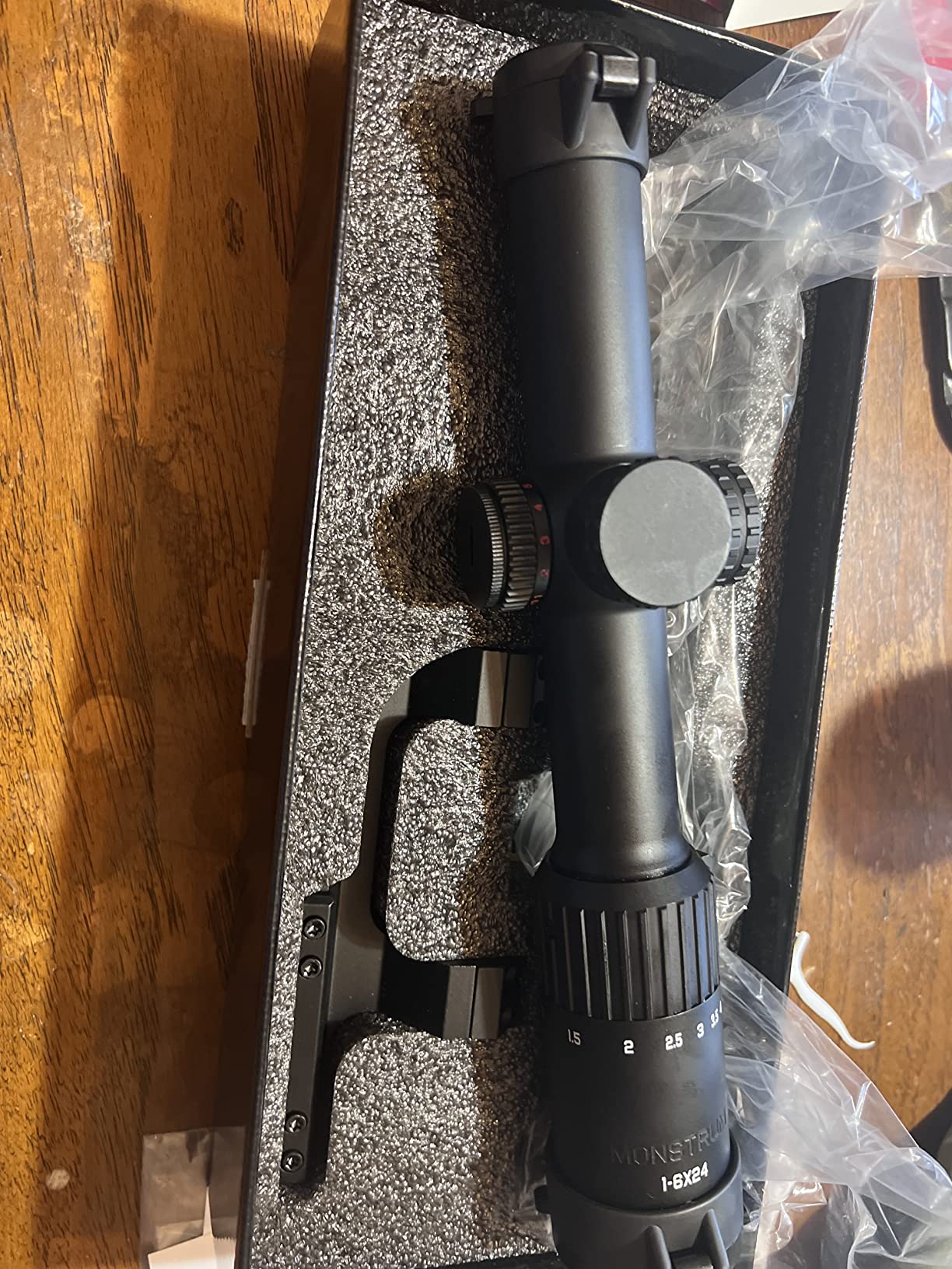 Monstrum Banshee 1-6x24 LPVO Rifle Scope with Offset Scope Mount customer photo 2