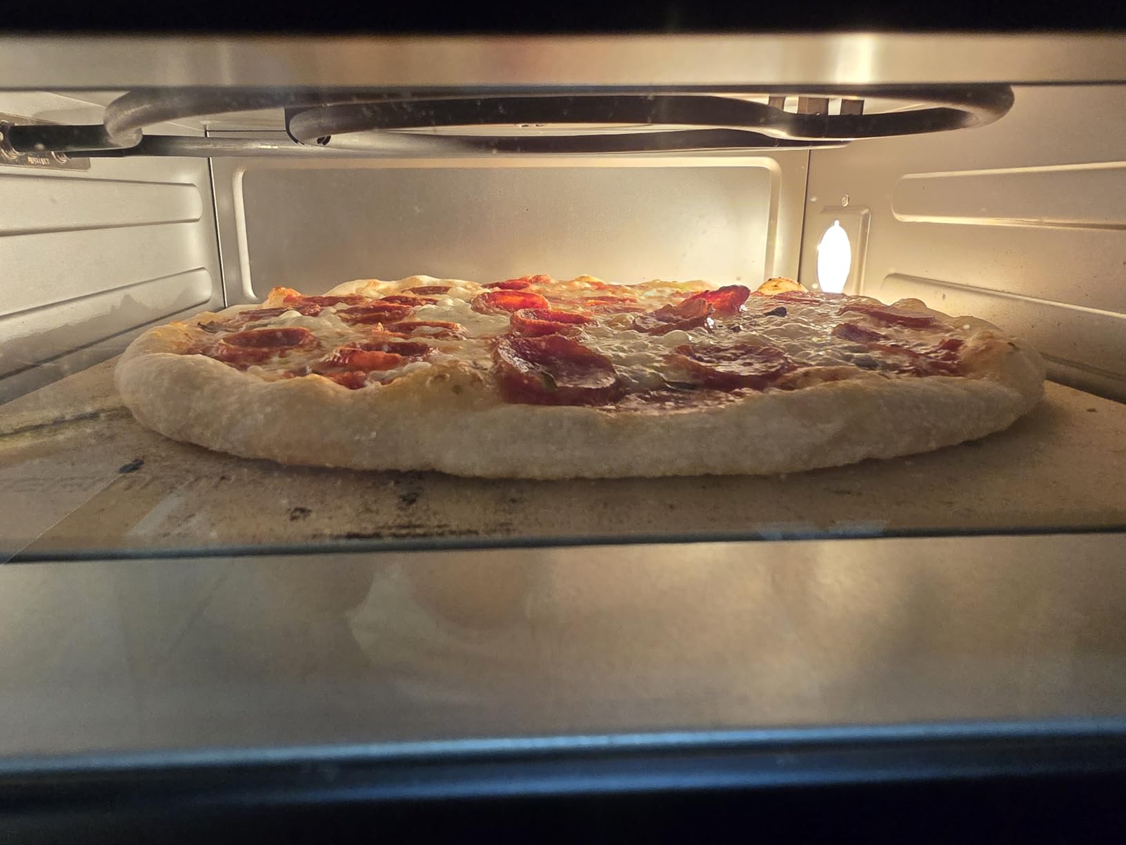 CHEFMAN Indoor Pizza Oven - Makes 12 Inch Pizzas in Minutes, Heats up to 800F - Countertop Electric Pizza Maker with 5 Touchscreen Presets, Pizza Stone and Peel Included - Stainless Steel customer photo 2