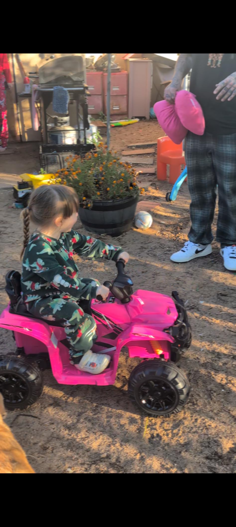 Best Choice Products 12V Kids Ride-On Electric ATV, 4-Wheeler Quad Car Toy w/Bluetooth Audio, 2.4mph Max Speed - Black customer photo 1