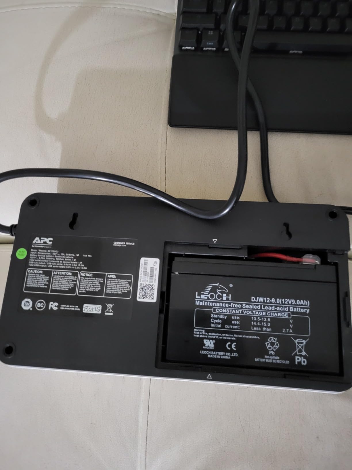 APC Back-UPS 1050VA / 600W UPS Battery Backup Surge Protector, 8 Outlets, Type C Charger, BE1050G3 Uninterruptible Power Supply for Home Office & Computer customer photo 2