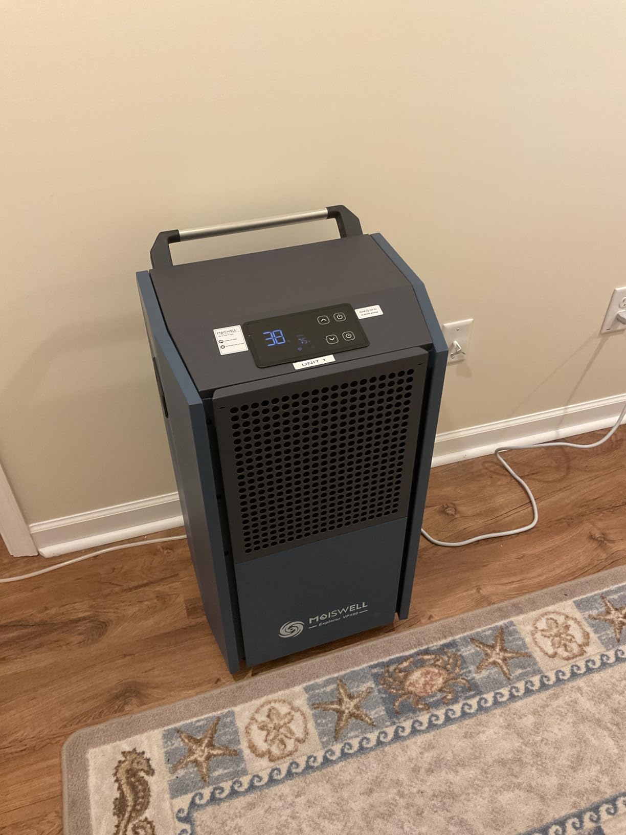 190 Pints Commercial Dehumidifier with Pump for Basements, Industrial Heavy Duty Commercial-grade Portable Dehumidifiers for Large Spaces Warehouse Grow Room, Water Damage Restoration customer photo 2