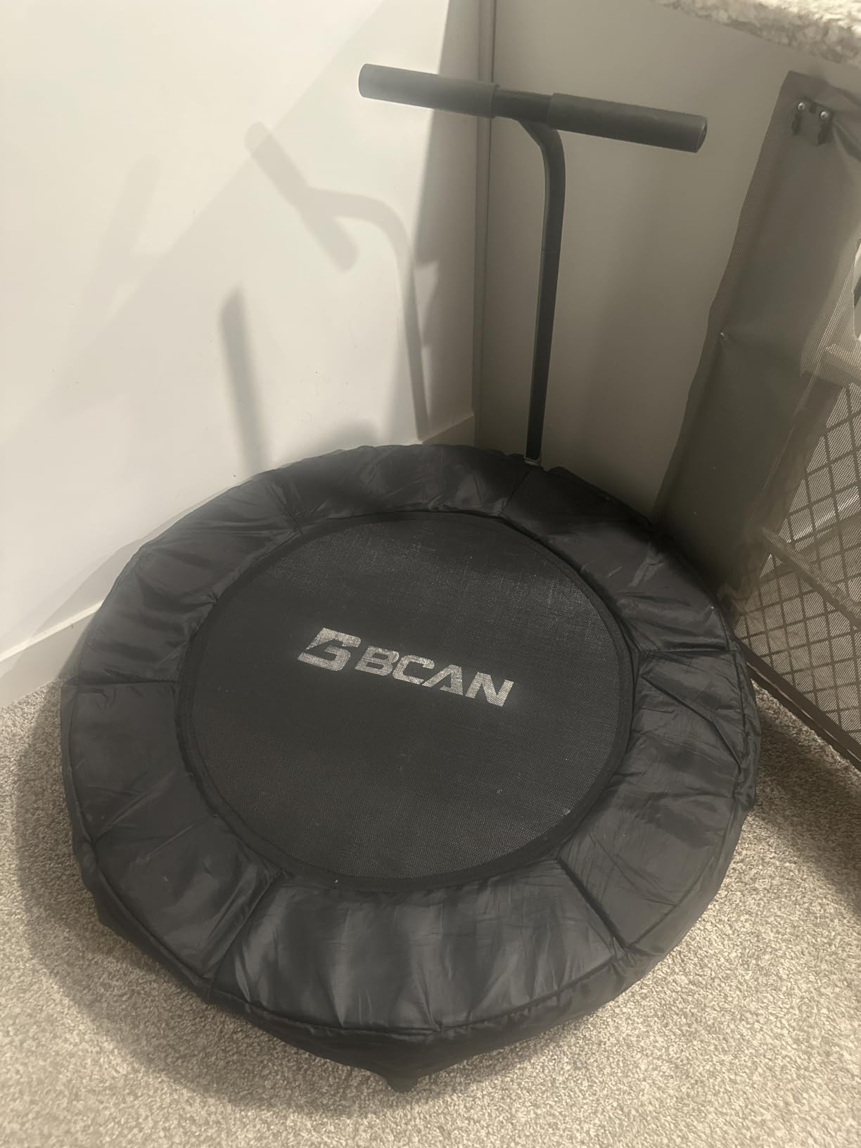 BCAN SP1 36'' Toddler Trampoline, ASTM Certified - Kids Trampoline for Ages 1-6, Foam Handle & Safe Thickened Cover, Mini Trampolines for Kids Indoor, Easy to Assemble customer photo 2