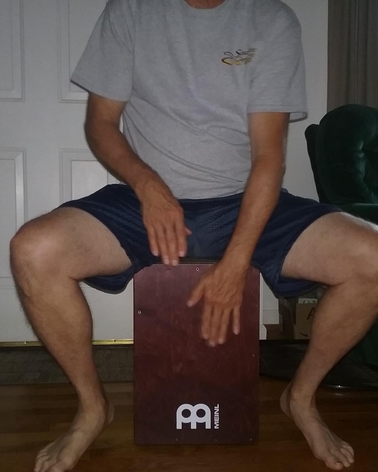 Cajon Box Drum with Internal Snares for Acoustic Music - Made in Europe - Baltic Birch Wood, Play with Your Hands, Full Size, 2-YEAR WARRANTY customer photo 2