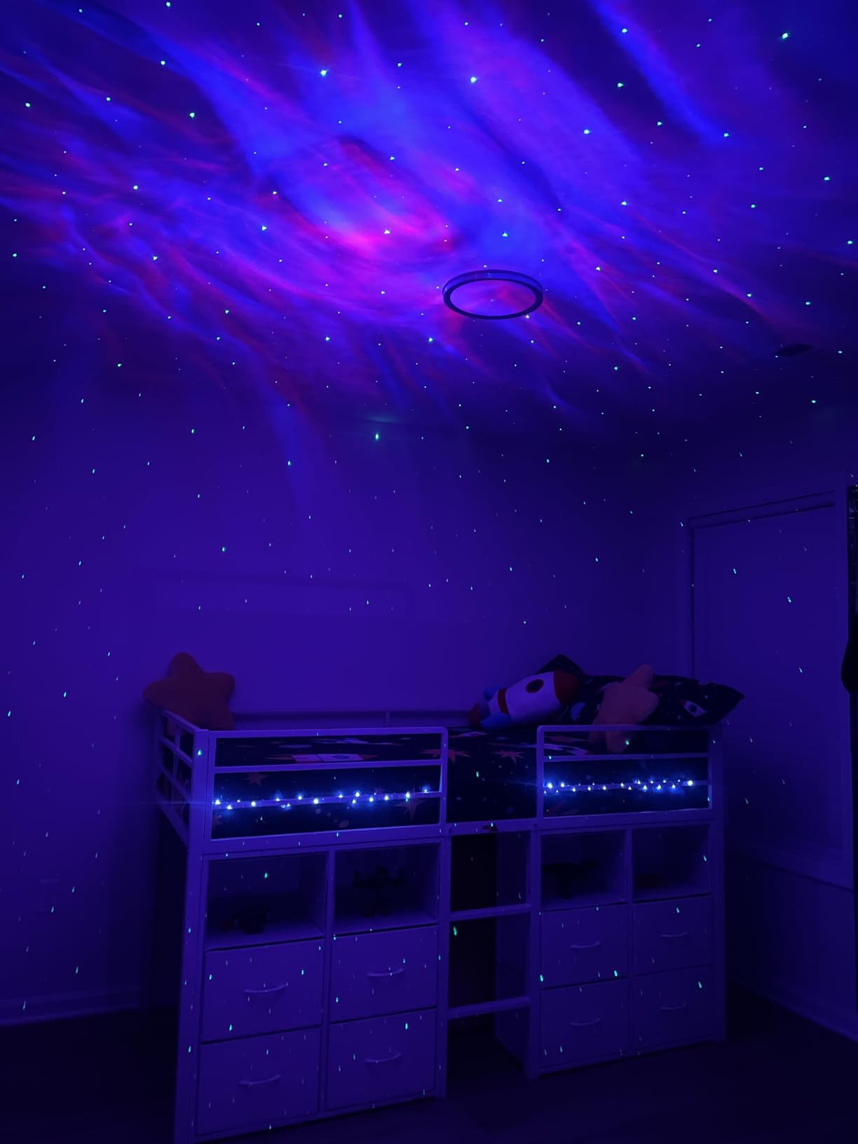 Galaxy Projector, Star Projector with Timer and Remote Control for Adults Bedroom Decoration, Party, Star Night Light customer photo 2