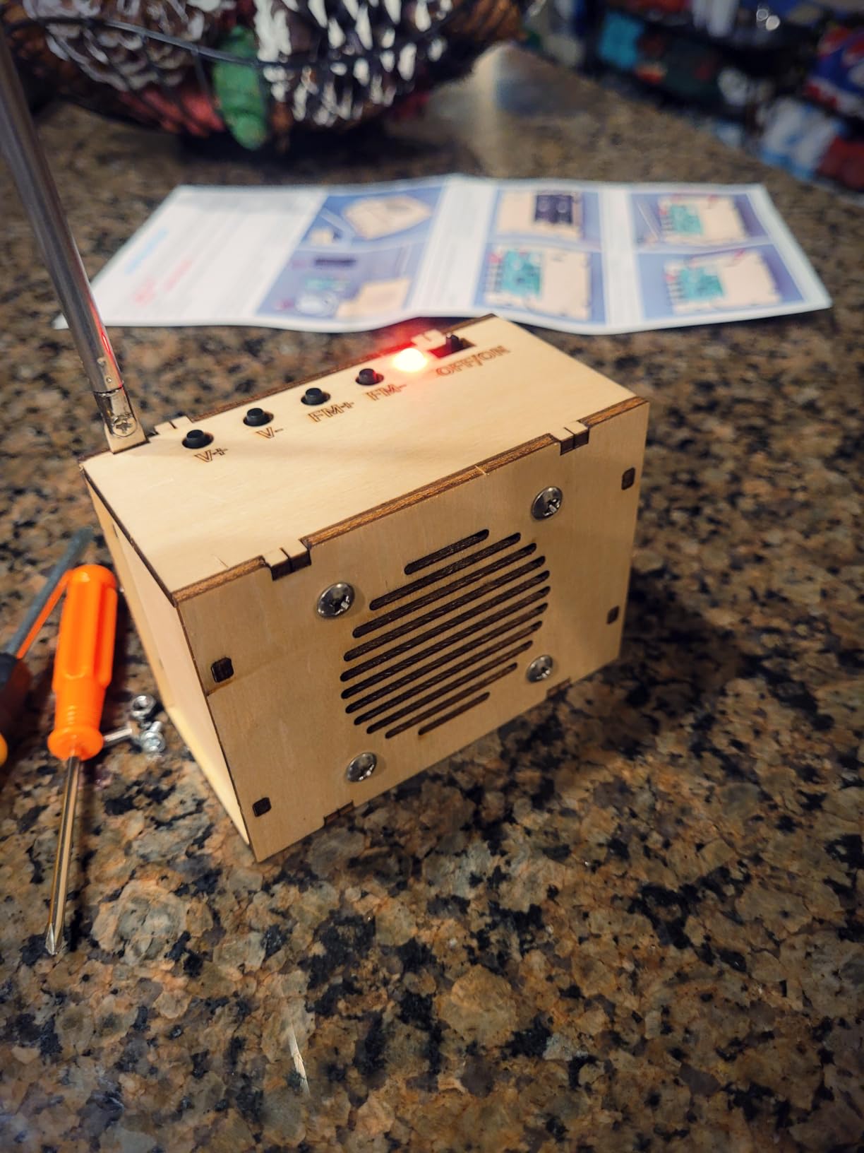 Science Kits for Kids Age 8-12 12-14, STEM Kits for Kids Age 8-10, STEM Toys Build Your Own FM Radio Kit customer photo 1