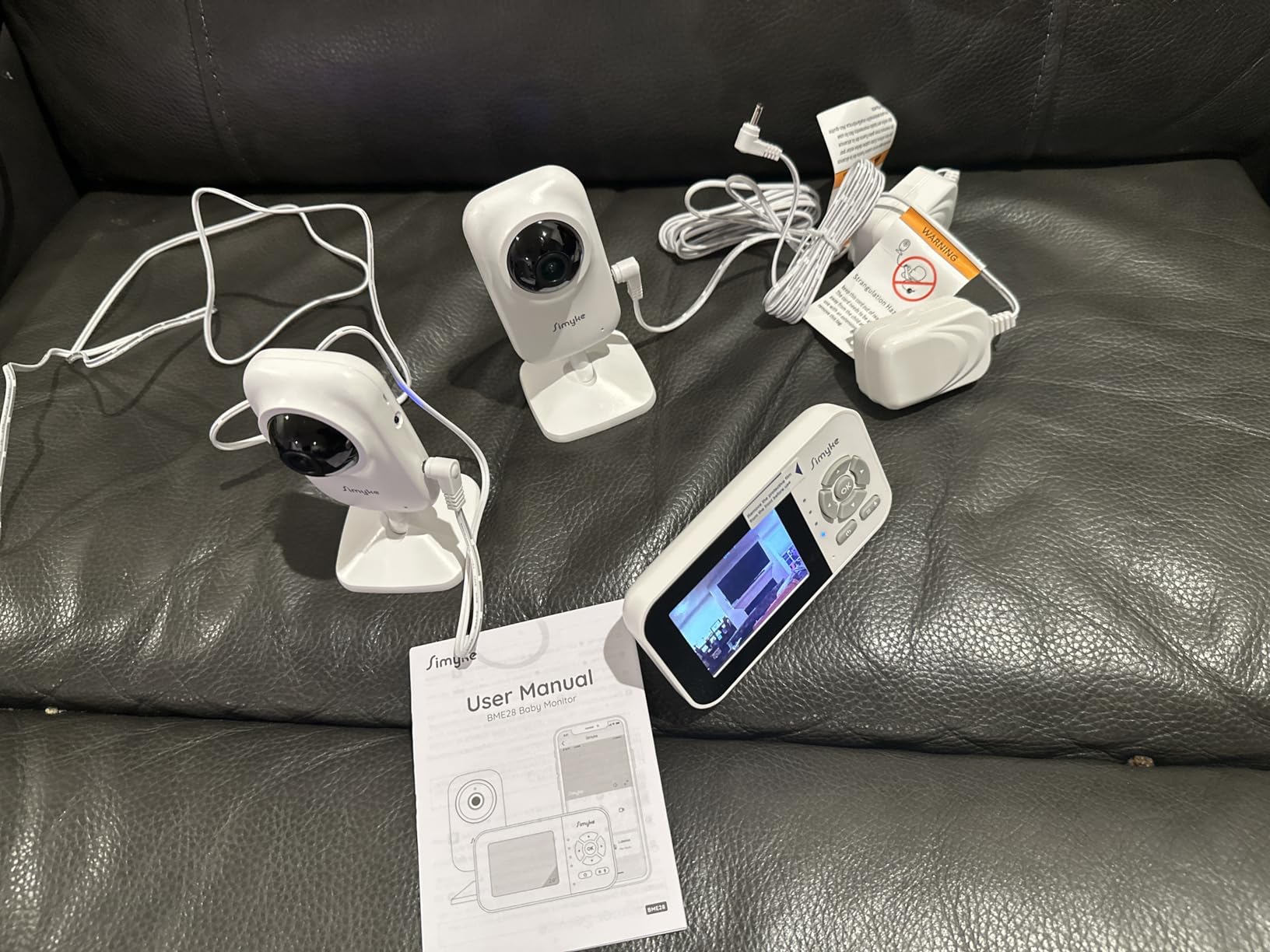 Video Baby Monitor with Camera, No WiFi 1200ft Long Range, APP Mode, 2.8