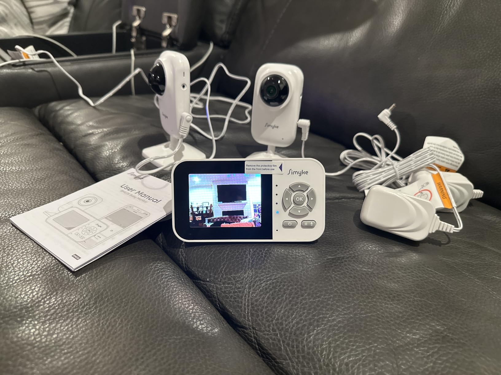 Video Baby Monitor with Camera, No WiFi 1200ft Long Range, APP Mode, 2.8