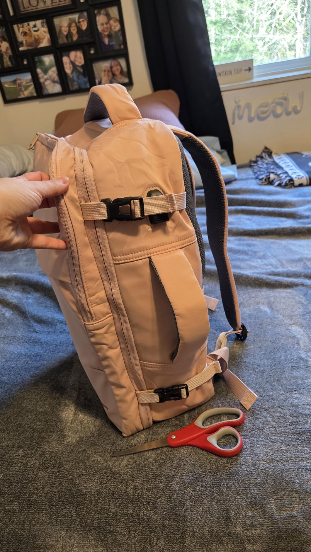 Taygeer Travel Laptop Backpack for Men Women, Airplane Approved Travel Backpack Suitcase with Water Bottle Pocket, Lightweight College 35L Luggage Bag 15.6inch Laptop customer photo 2