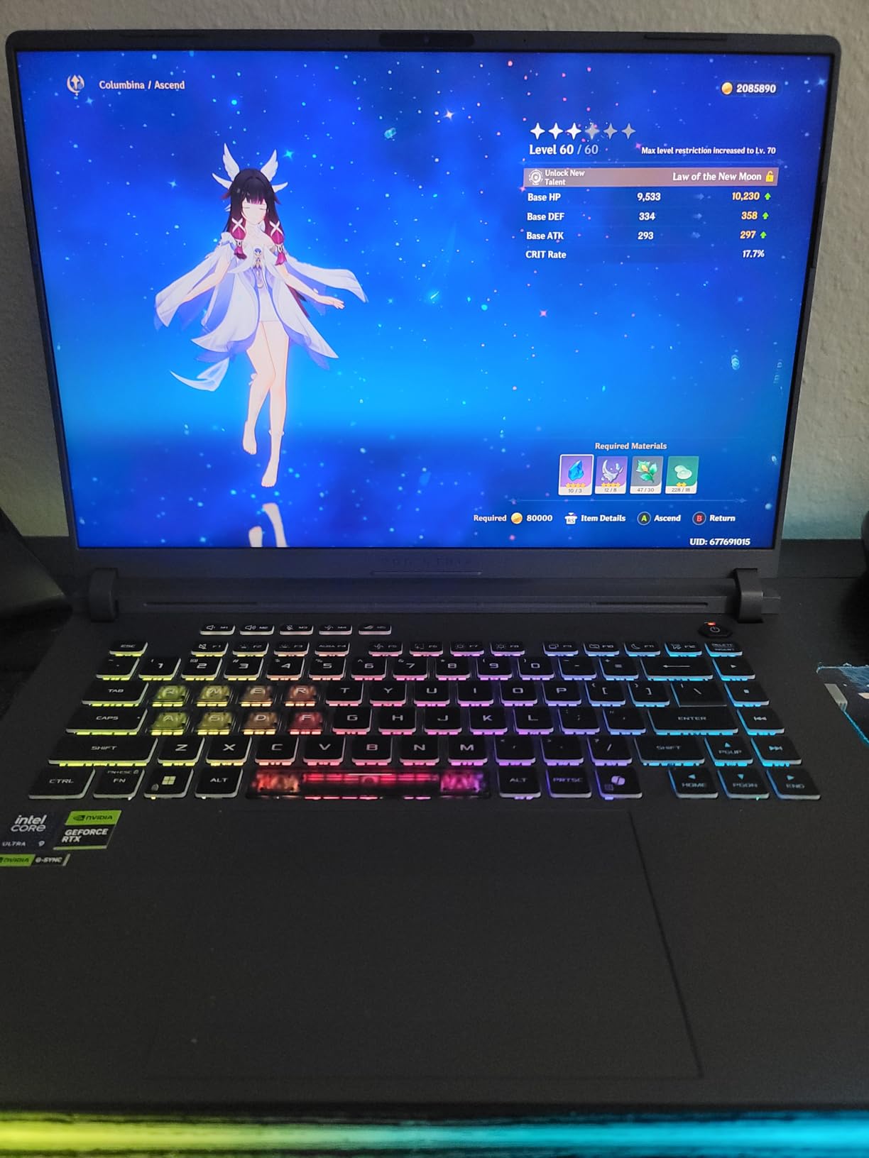 ROG Strix G16 Gaming Laptop, 165Hz Display, NVIDIA GeForce RTX 4060, Intel Core i7-13650HX, 16GB DDR5, 1TB PCIe Gen4 SSD, Wi-Fi 6E, Windows 11, G614JV-AS74 customer photo 2