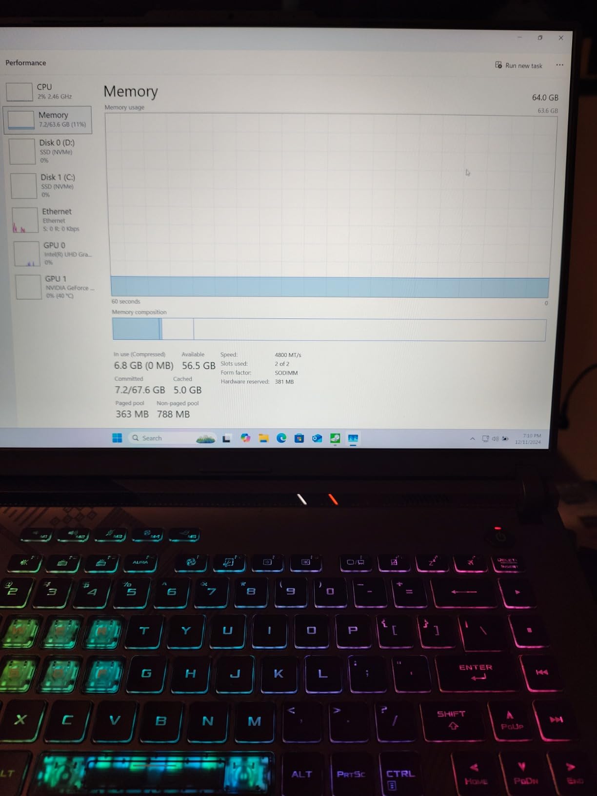 ASUS ROG Strix G16 Gaming Laptop, 165Hz Display, NVIDIA GeForce RTX 4060, Intel Core i7-13650HX, 16GB DDR5, 1TB PCIe Gen4 SSD, Wi-Fi 6E, Windows 11 customer photo 3