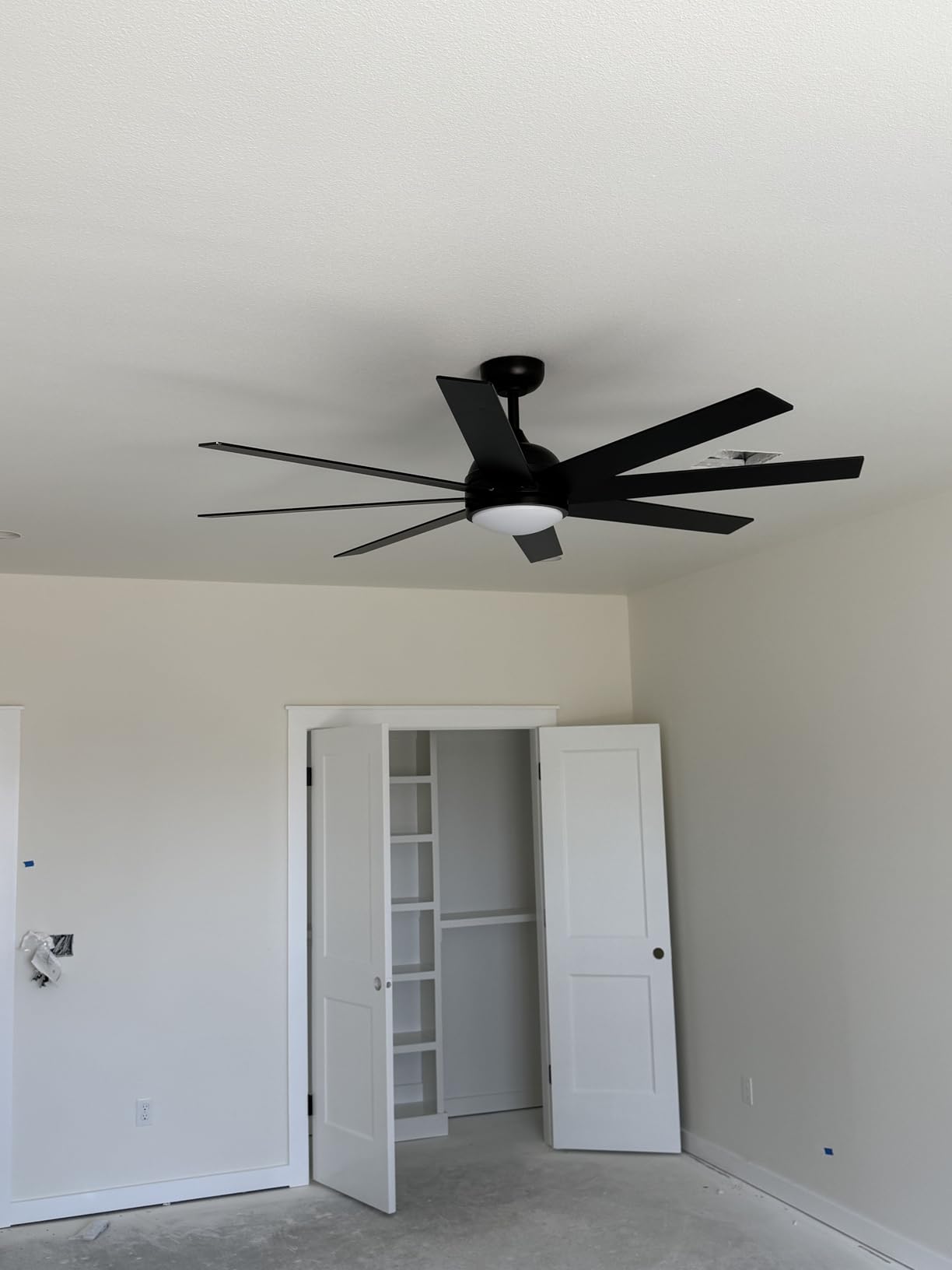 Fanbulous Ceiling Fan with Light, 72 inch Large Black Ceiling Fan with Light and Remote, Indoor/Outdoor use for Living Room Patio, 6 Speeds, Reversible Quiet DC Motor, 3 CCT, Bi-color 8 Blades customer photo 2