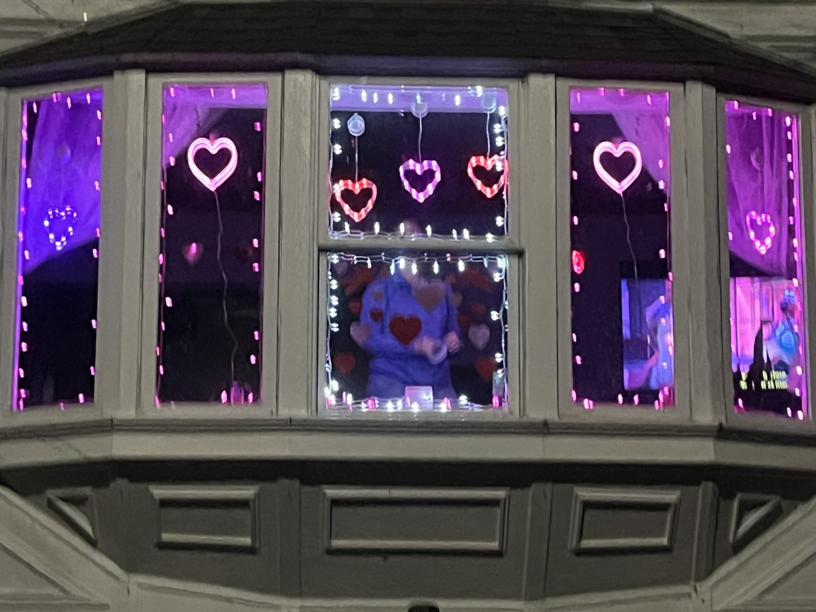 2-Pack Pink Heart Neon Sign, Neon Heart Lights Battery Operated or USB Powered For Valentines Day Decorations, LED Valentines Lights for Wedding Proposal Anniversary Mothers Day Girls' Bedroom Decor customer photo 2