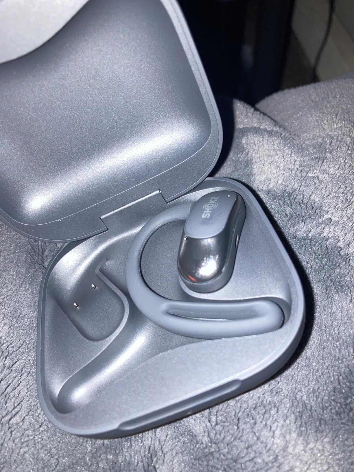 SHOKZ OpenFit Air - Open-Ear Headphones, True Wireless Earbuds, Water Resistant, Secure Earhooks for Daily Use customer photo 2