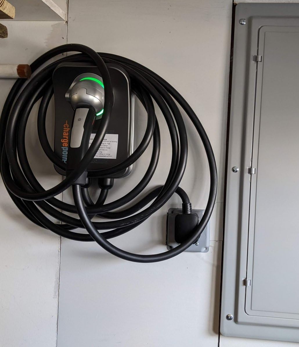 ChargePoint HomeFlex Level 2 EV Charger, Hardwired NACS Charging Station - Tesla Compatible, Fast Charge Solution for Electric Vehicles customer photo 1