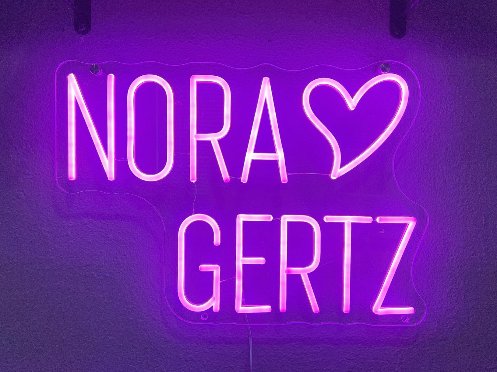 Custom Neon Sign, Plug/Battery Operated LED Name Logo Signs Personalized for Wedding Business Home Wall Decor, Hanging Light up Sign customer photo 1