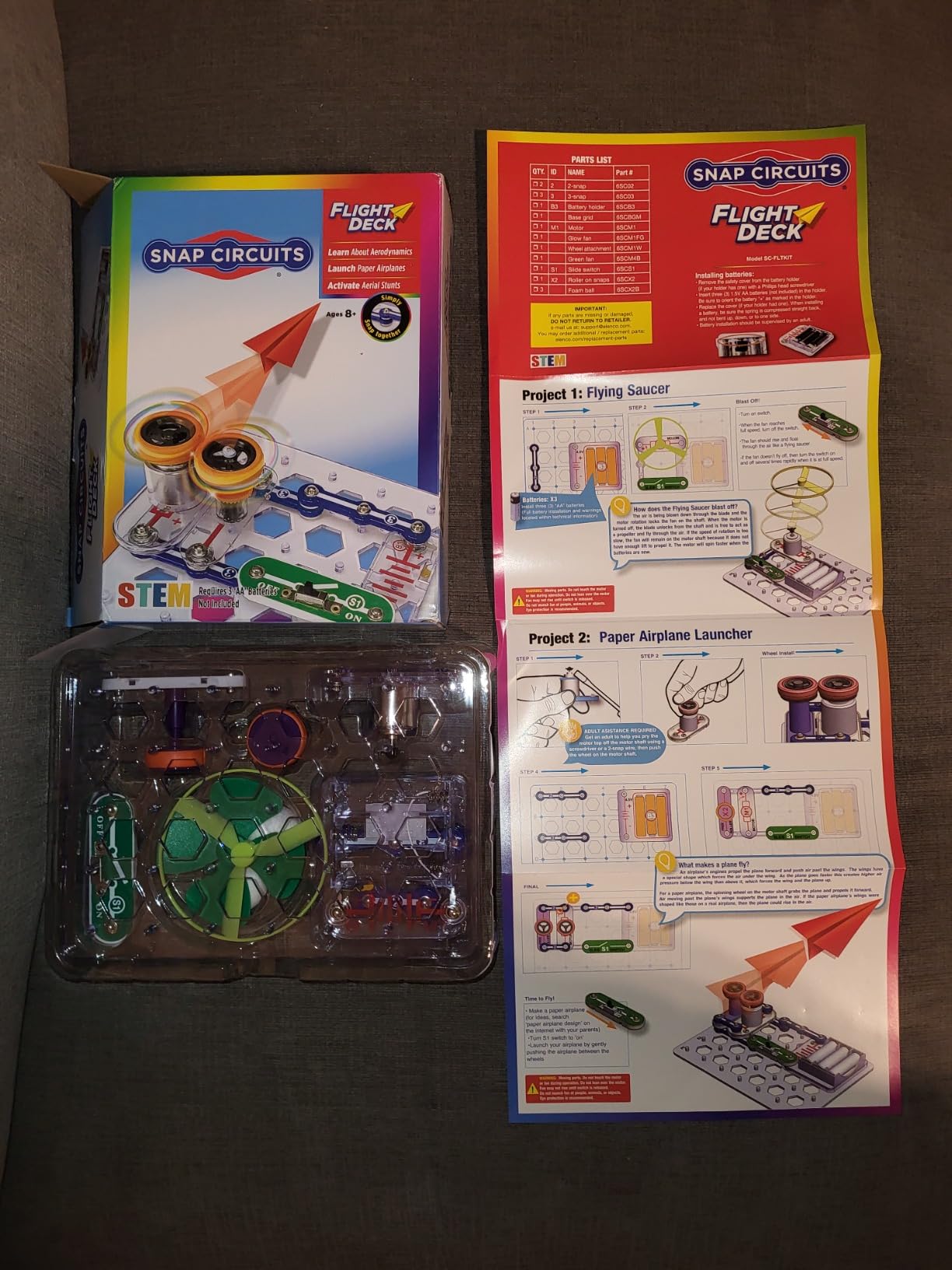Snap Circuits Flight Deck Science/STEM Toy kit | Ages 8+ | Construction Gift for Boys and Girls customer photo 2