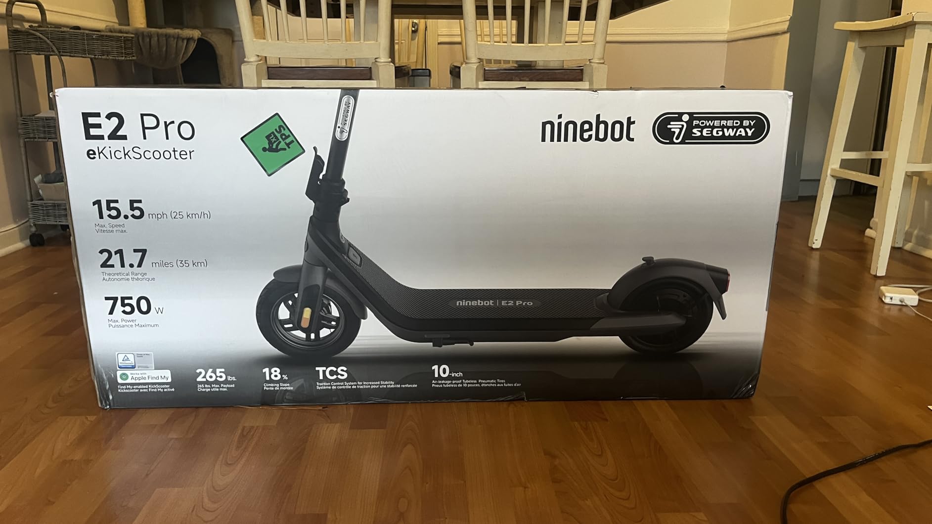 Segway Ninebot E2 Plus II/E2 Pro/E3 Pro Electric Scooter, 15.5-20 MPH, Long Range, Dual Elastomer Suspension (E3 Pro only), Foldable Adult Scooter, UL 2272 & 2271 Certified customer photo 1