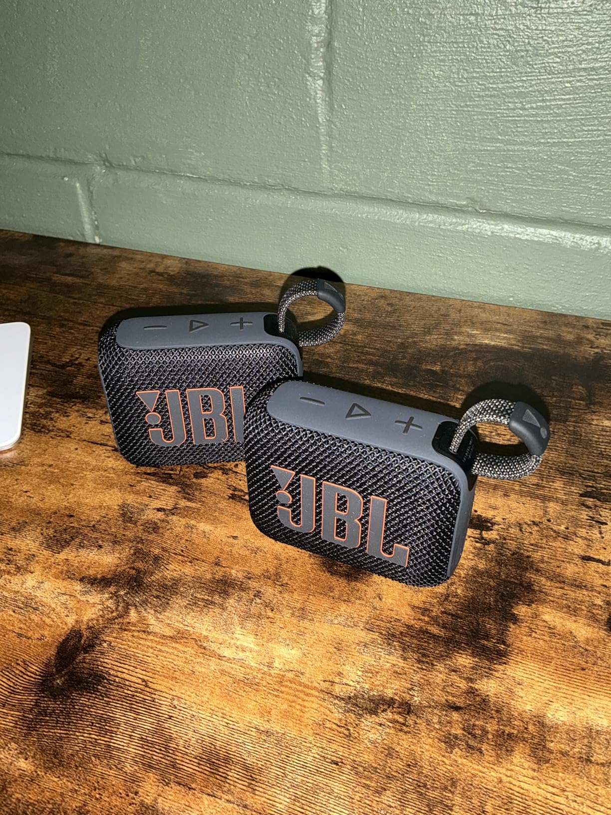 JBL Go 4 - Ultra-Portable, Waterproof and Dustproof Bluetooth Speaker, Big JBL Pro Sound with Punchy bass, 7-Hour Built-in Battery, Made in Part with Recycled Materials (Black) customer photo 1