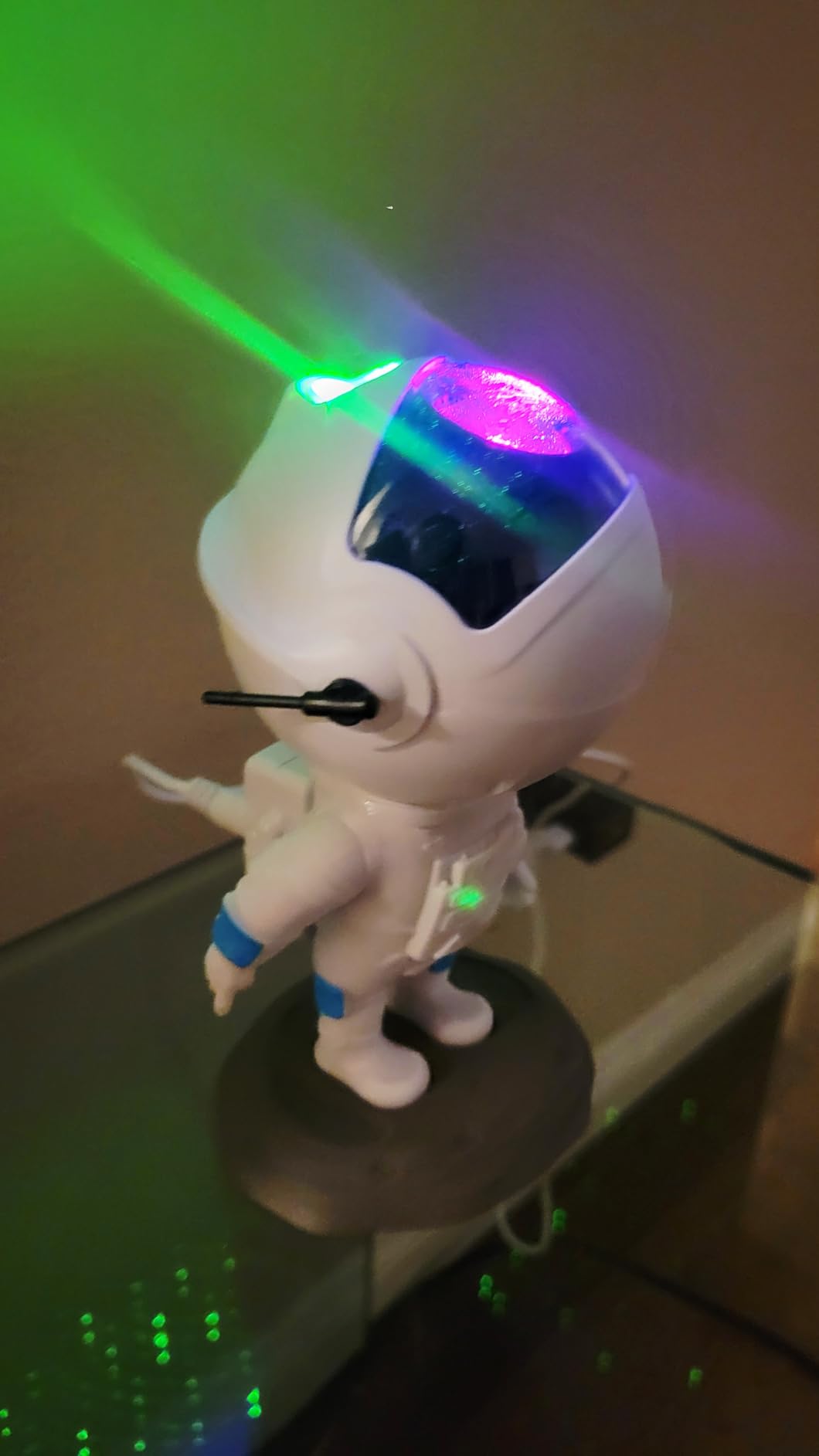 Astronaut Galaxy Projector, Star Projector, Astronaut Light Projector with 8 Colors LED Nebula, Starry Night Light Projector with Remote, Kids Room Decor, Gifts for Kids, Friends, Birthday Game Party customer photo 2