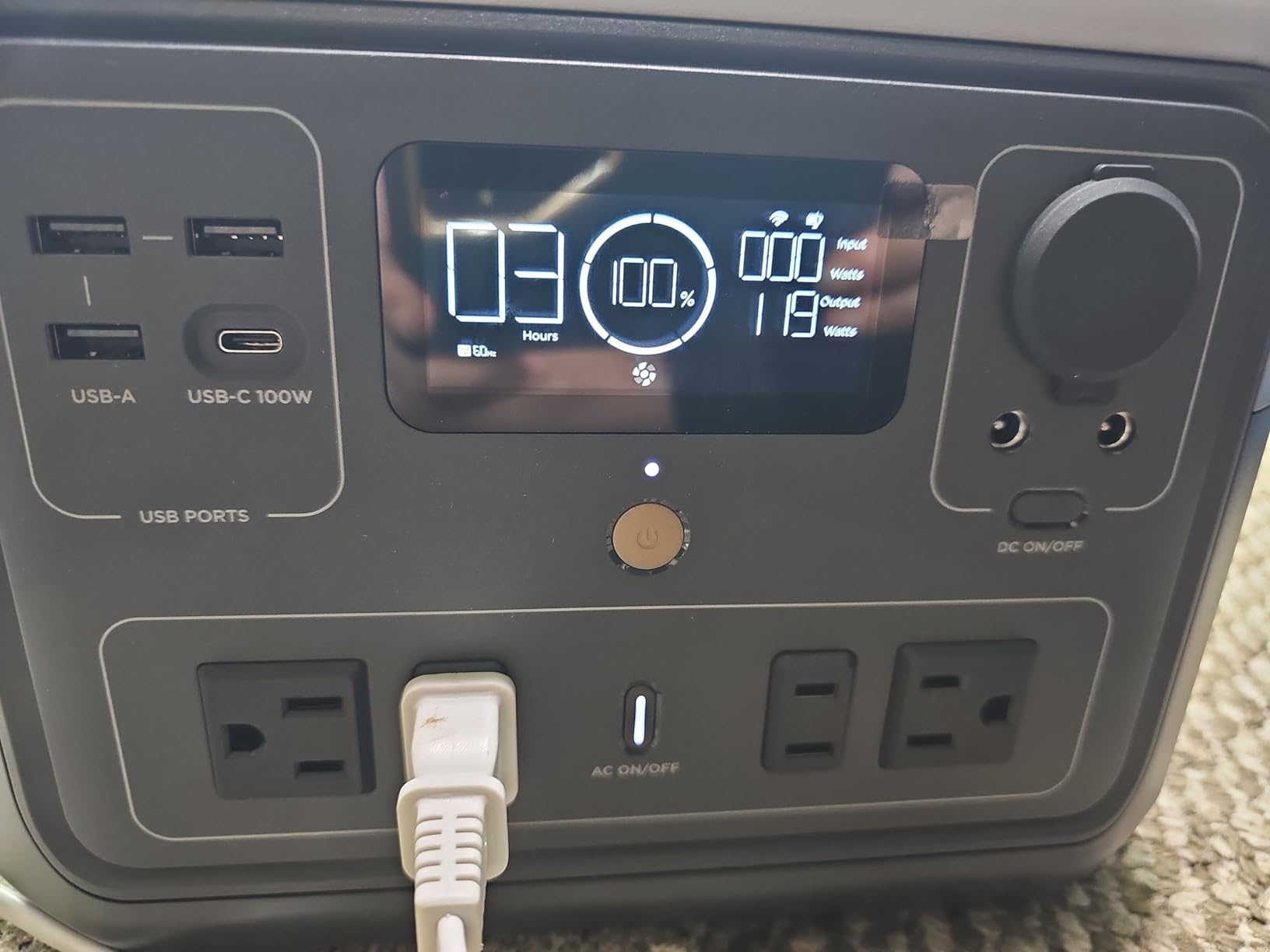 EF ECOFLOW Portable Power Station River 2 Max 500, 499Wh LiFePO4 Battery, 1 Hour Fast Charging, Up to 1000W Output Solar Generator for Outdoor Camping/RVs/Home Use customer photo 1