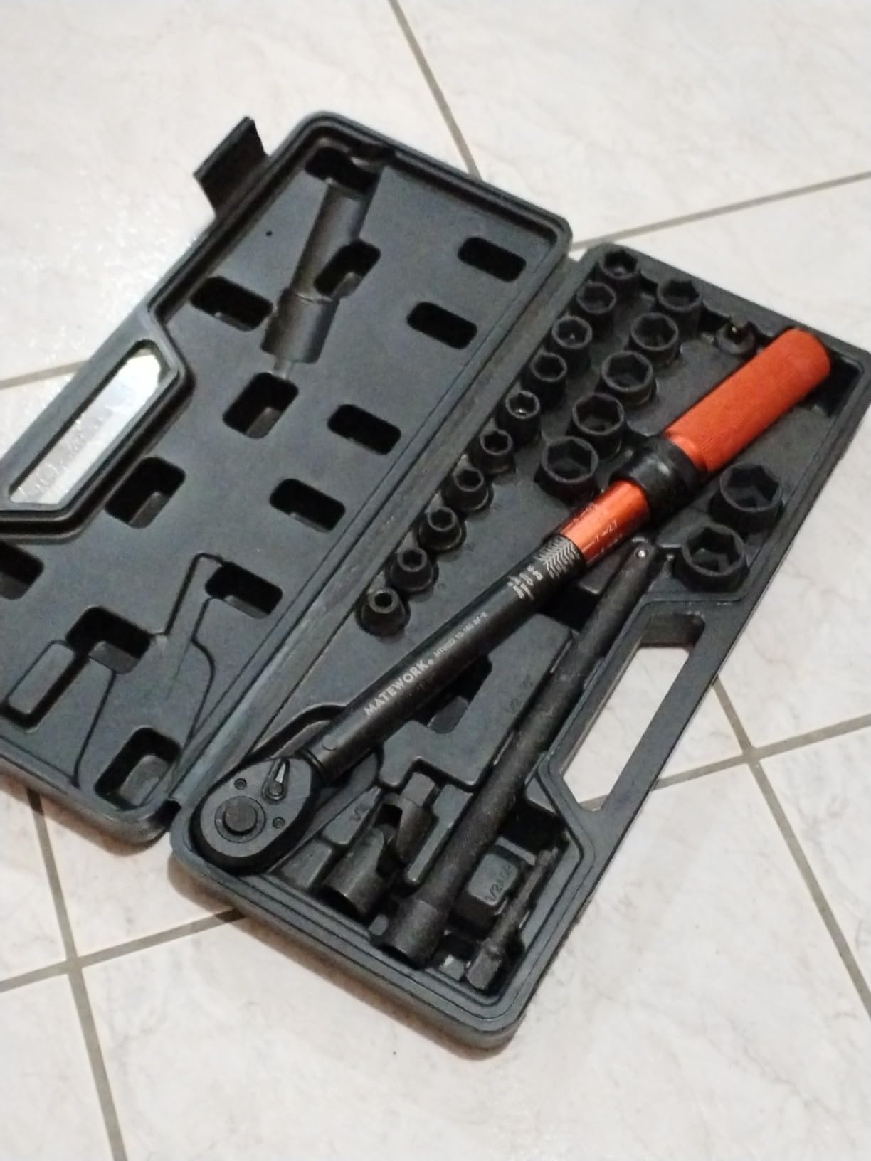 1/2-Inch Drive Torque Wrench Set 22PCS, 10-180FT.LB/13.6-244.1Nm, Click Torque Wrench Socket Set, 72-Tooth Dual-direction customer photo 2