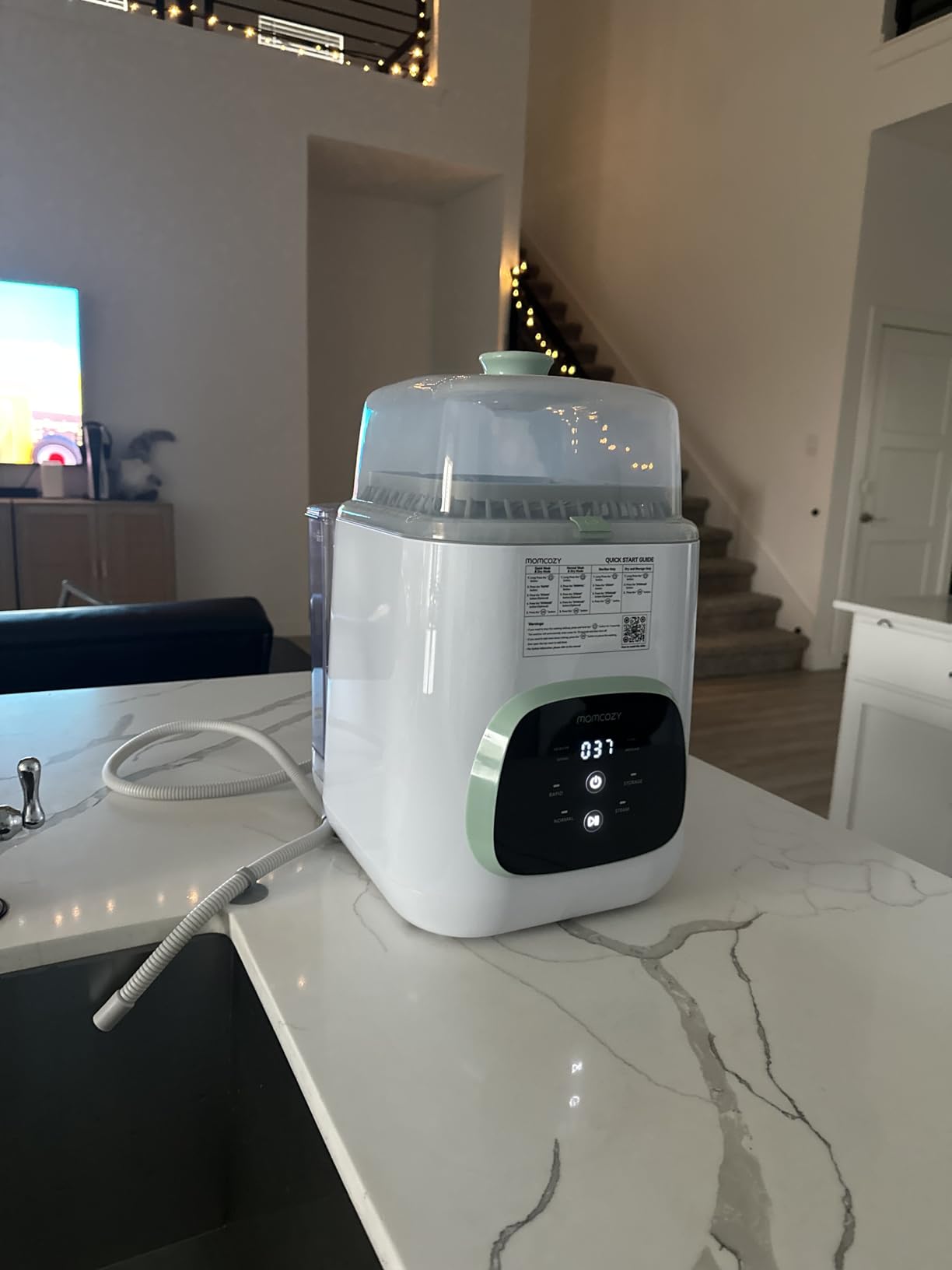 Momcozy KleanPal Pro Baby Bottle Washer, Sterilizer & Dryer - All-in-One Cleaning Machine for Bottles, Pump Parts & Baby Essentials - Time-Saving & Effortless Care customer photo 1