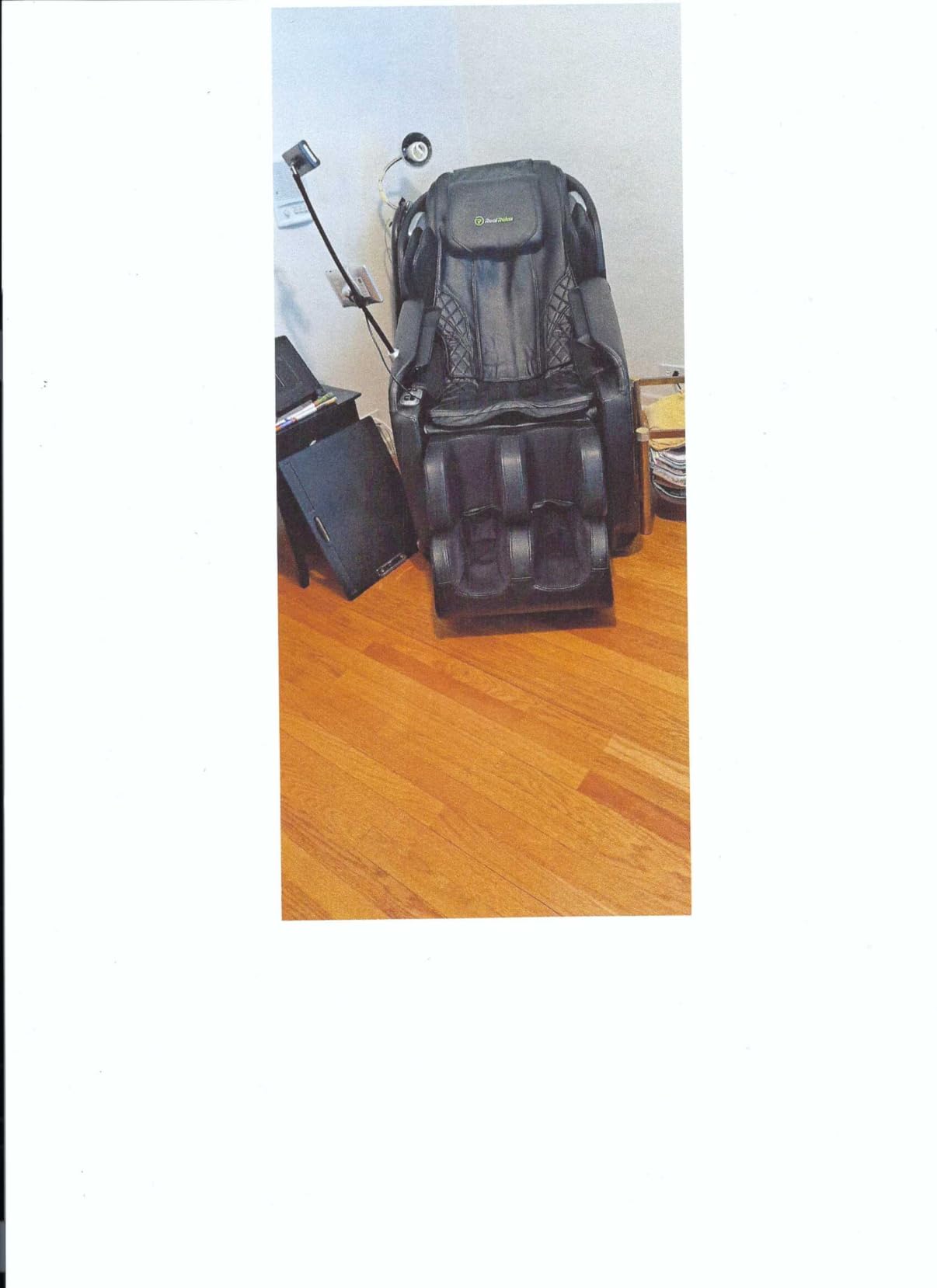 Real Relax 2026 Massage Chair Full Body, Zero Gravity SL-Track Shiatsu Massage Recliner with Upgraded Phone Controller and Holder, APP Control, Child Lock, Pause Button and Led Light, Favor-06, Dark Brown customer photo 1