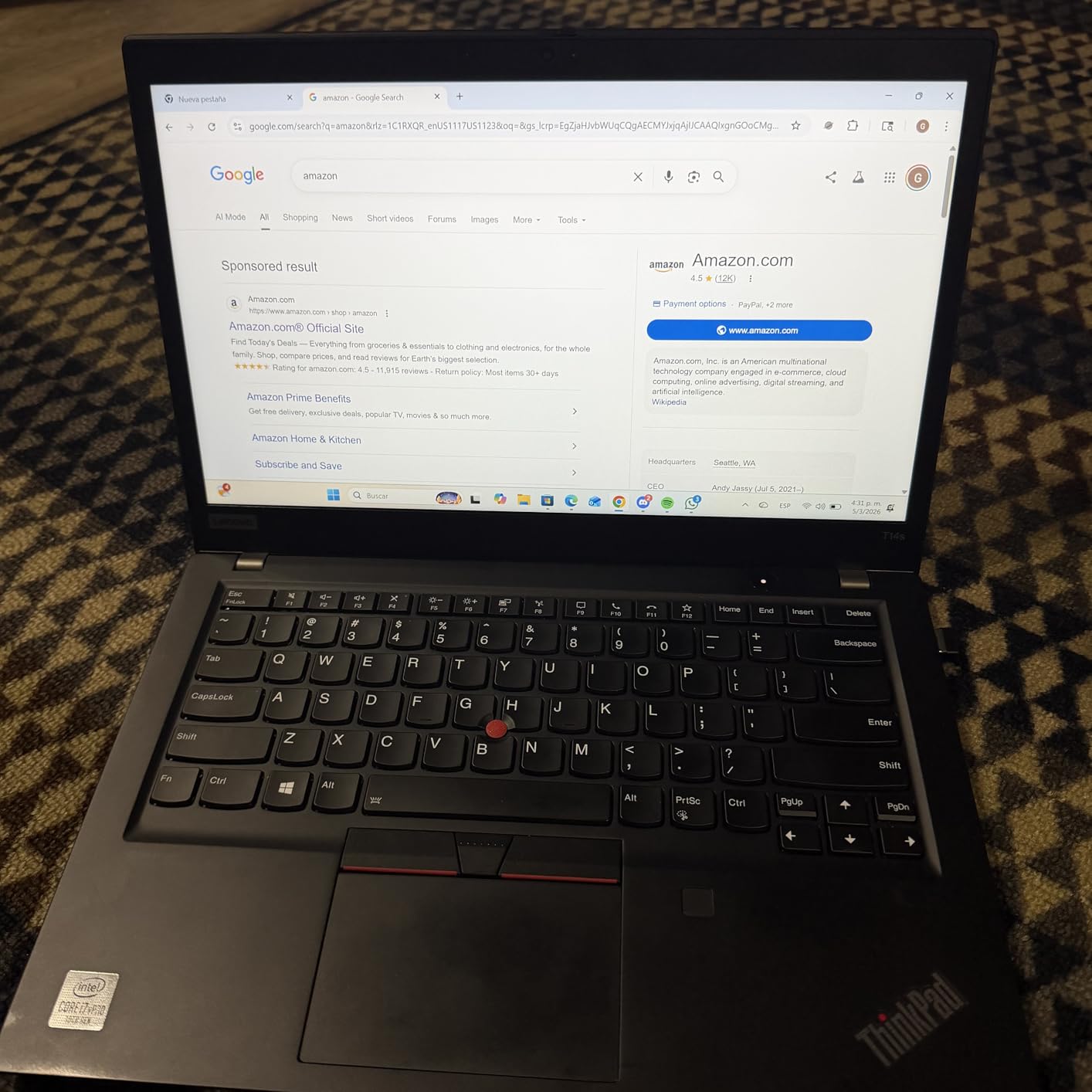 Lenovo ThinkPad T14s 14
