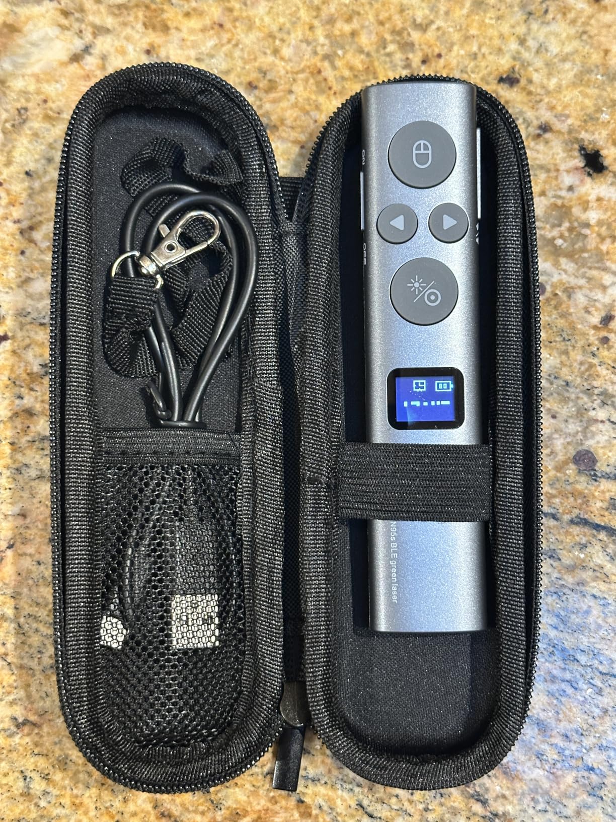 Presentation Clicker with Digital Pointer for TV LED LCD Screen, Presentation Remote, Slide Clicker, Wireless Presenter with Highlight, Magnify, Mouse Left Click - N95s Pro 32G(Red Light) customer photo 2
