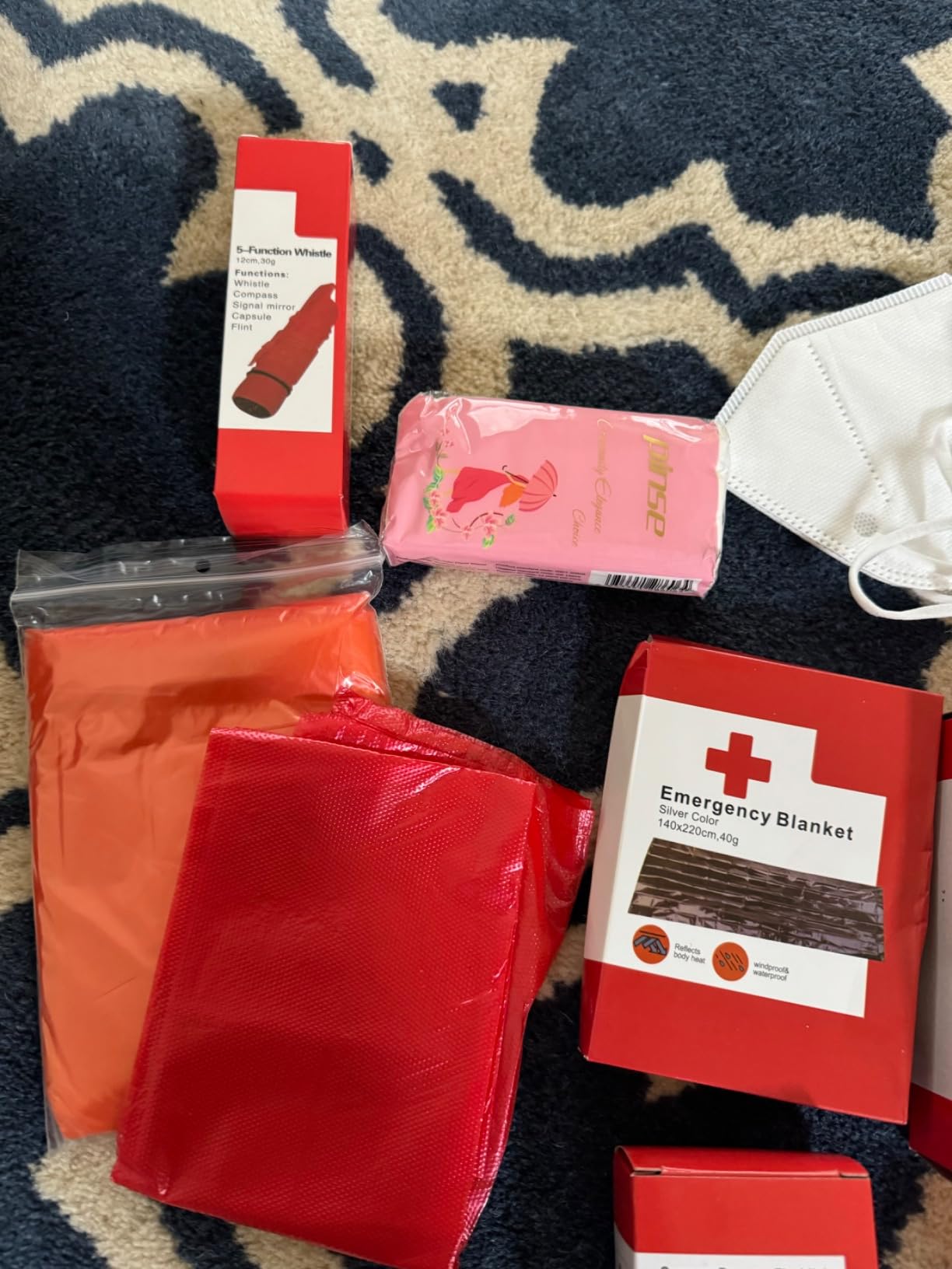 Blue Seventy-Two - Pro Series - Red Deluxe 72 Hour Emergency Backpack Survival Kit for 1 Person | Survival Kits for Emergencies (Includes Water Tablets) customer photo 2