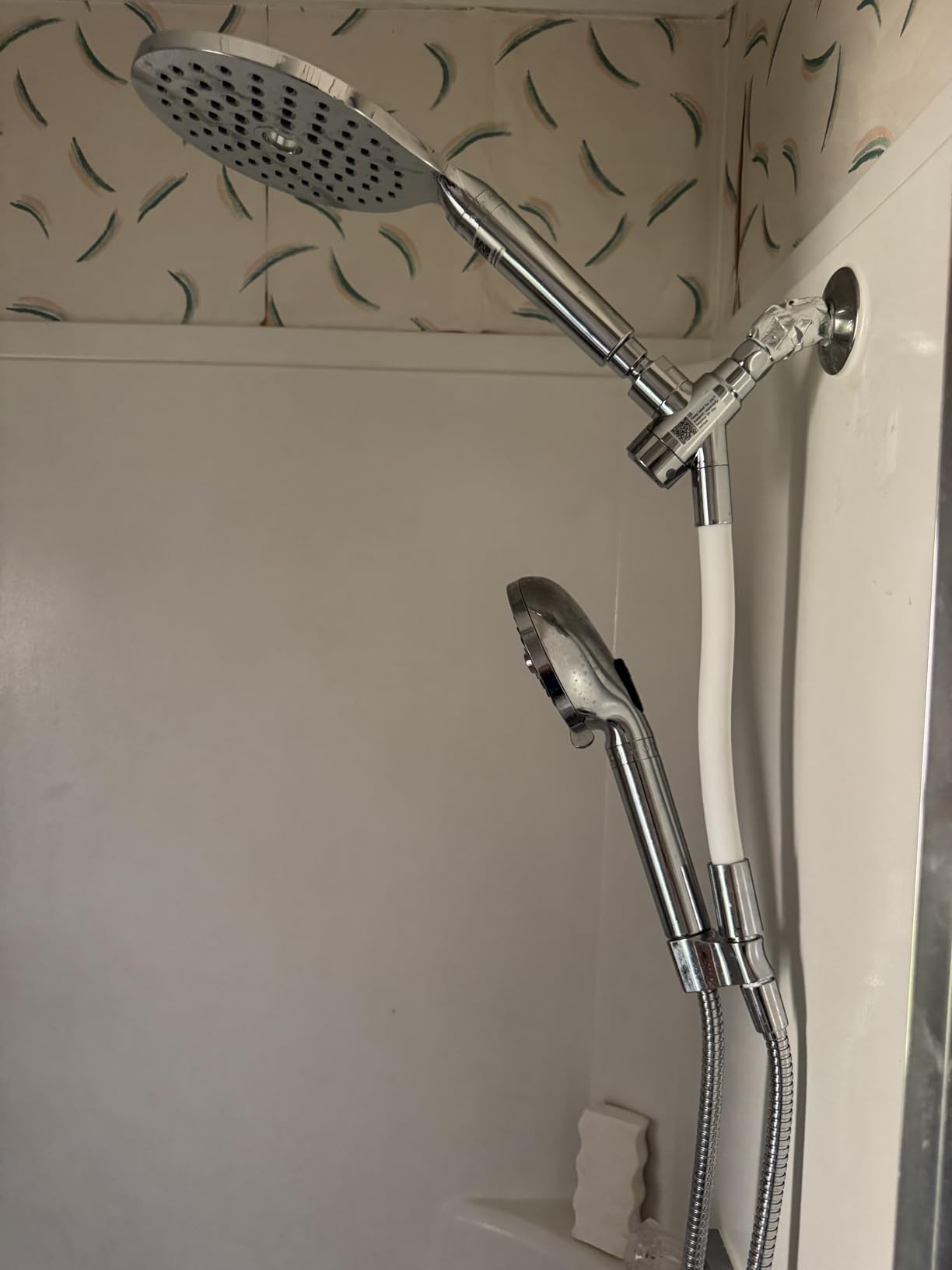 MakeFit Dual Filtered Rain Shower Head Combo, High Pressure Handheld Shower Head with Adjustable Bar - Rainfall Shower Head And Showerhead with Filter for Hard Water - Removes Chlorine customer photo 1