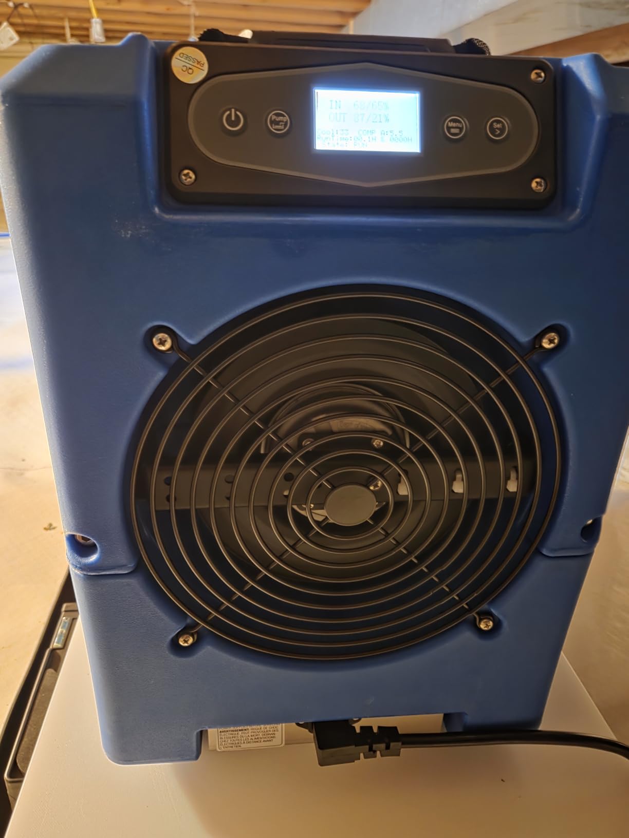 Mounto 150 Pints Compact Commercial Dehumidifier, LGR Technology, Built-in Pump, ETL Certified, Ideal for Large Spaces, Water Damage Restoration, Industrial Use (Red) customer photo 2