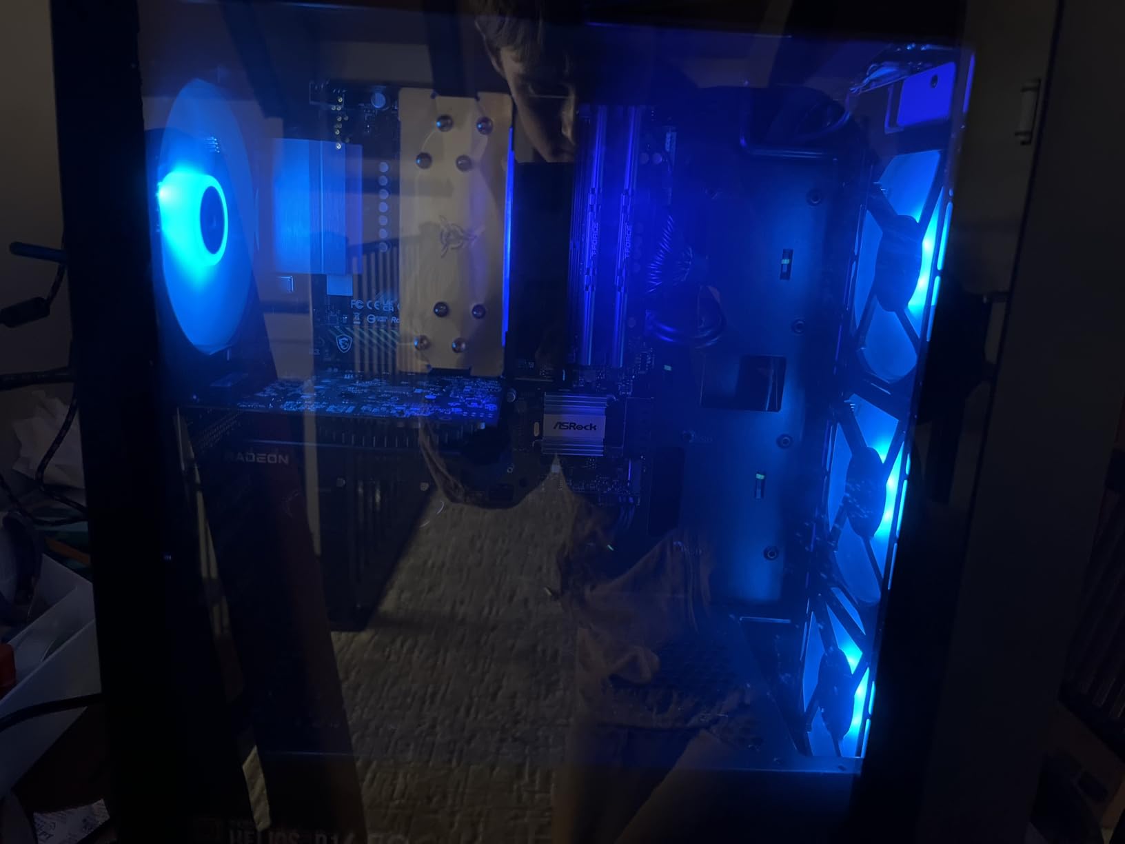 Skytech Gaming Shadow Desktop PC, Ryzen 5 7600X 4.7 GHz (5.3GHz), NVIDIA RTX 4060 8GB, 1TB NVMe SSD, 16GB DDR5 RAM 5200, 650W Gold PSU, Wi-Fi, Win 11 customer photo 1
