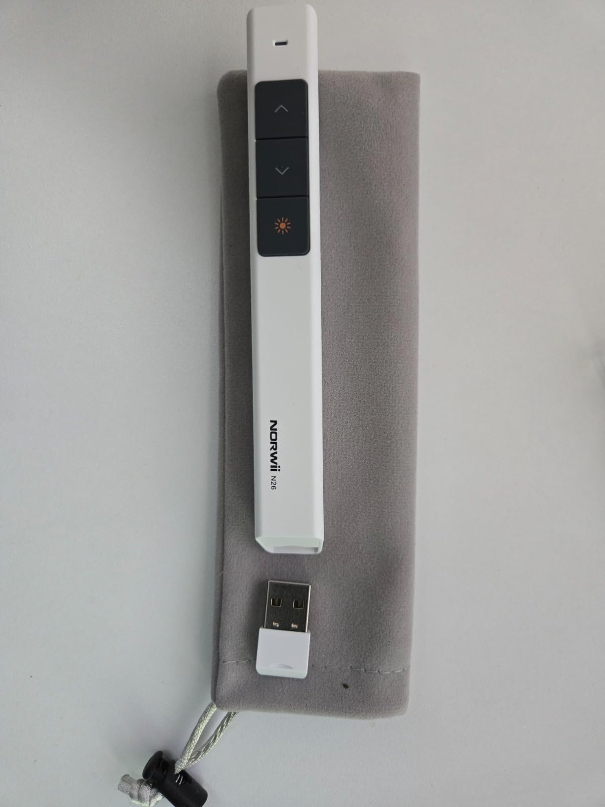 Norwii N26 Wireless Presentation Clicker, Presentation Remote, PowerPoint Clicker with Pointer for PowerPoint Presentations, Power Point Clicker Wireless Presenter Remote customer photo 1