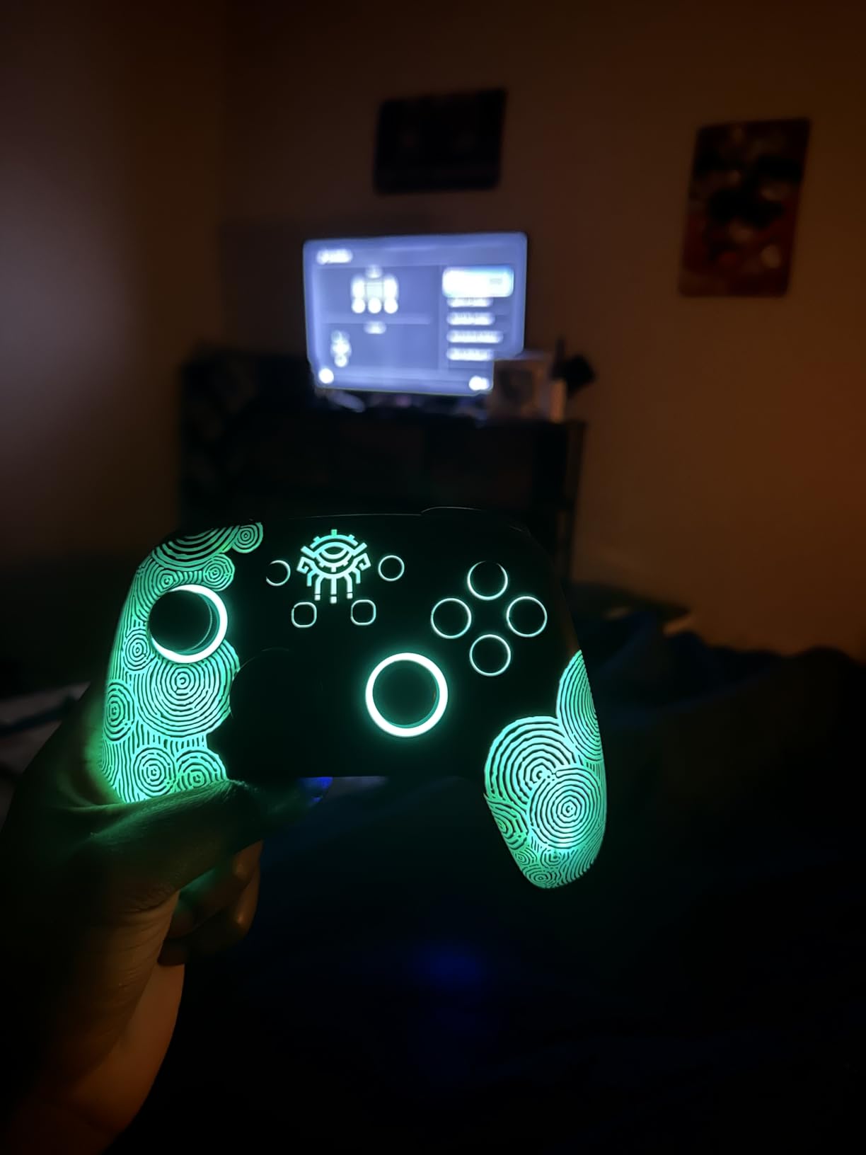 FUNLAB Switch Pro Controller Wireless Compatible with Nintendo Switch2/OLED/Lite, Firefly Bluetooth Remote Gamepad with Hall Effect Joysticks/RGB 7 LED Colors/Paddle/Turbo/Motion Control - White customer photo 1