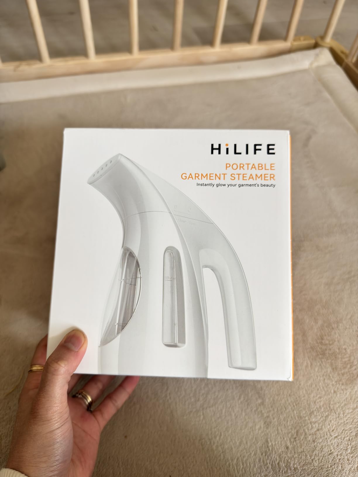HiLIFE Steamer for Clothes, Portable Handheld Design, 240ml Big Capacity, 700W, Strong Penetrating Steam, Removes Wrinkle, for Home, Office(ONLY FOR 120V)-Black customer photo 2