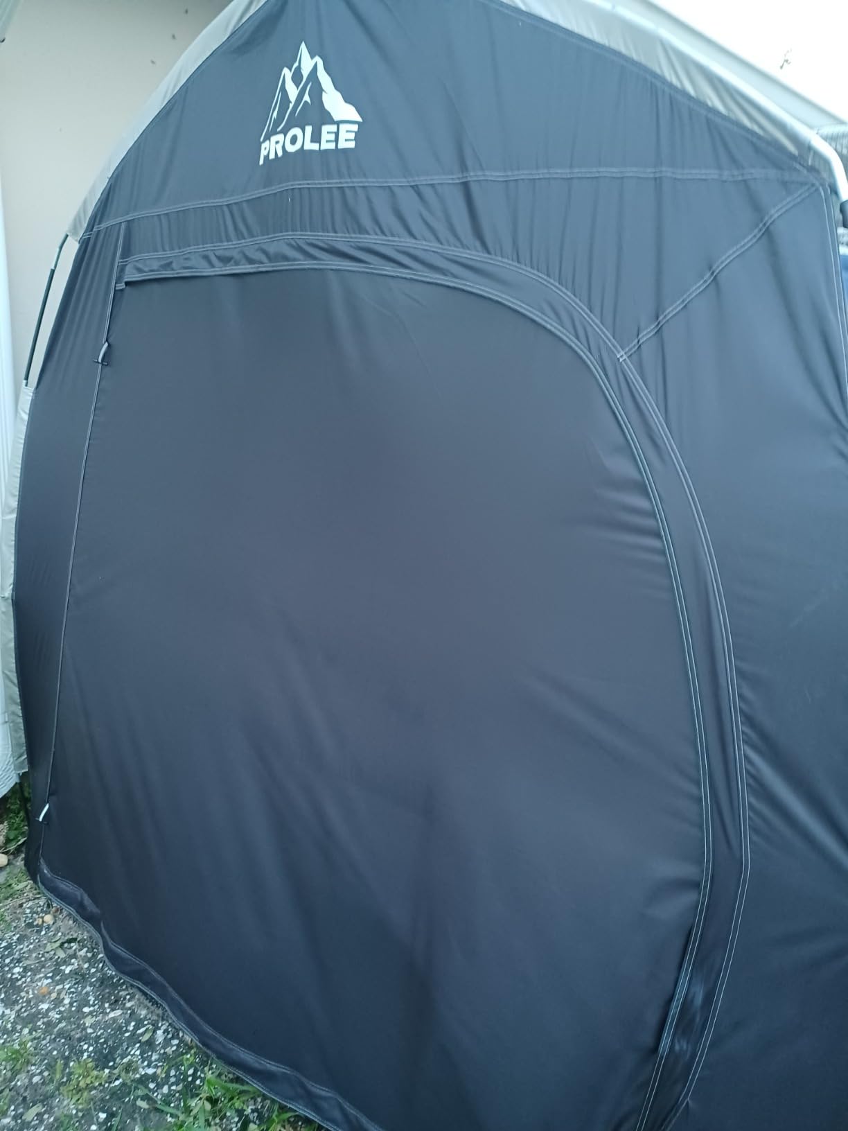 Prolee Bike Storage 7.3 x 5ft, Outside Storage Waterproof Oxford Fabric for 4 Bikes, Bike Shed, Garden Sheds & Outdoor Storage, Black customer photo 2
