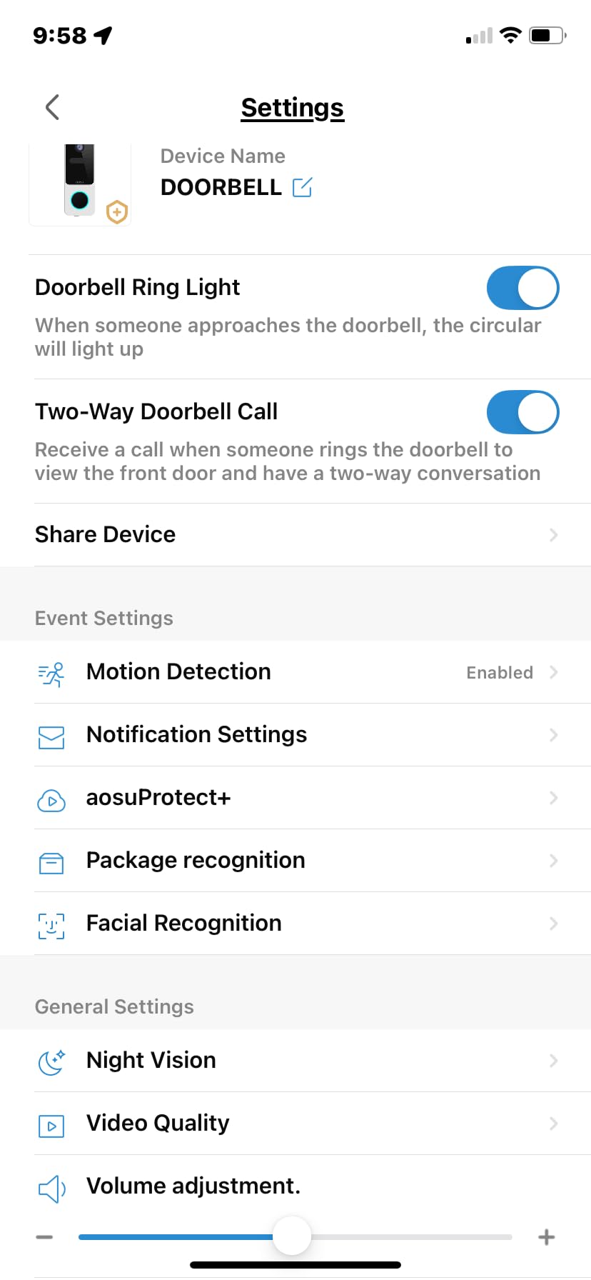 AOSU Wireless Doorbell Camera, 170 Degree Ultra Wide Viewing Angle, Intelligent Parcel Detection, 90 Days Battery Life, 2.4G WiFi Supported, 2K QHD Video Doorbell Compatible with Alexa and Google Assistant customer photo 1