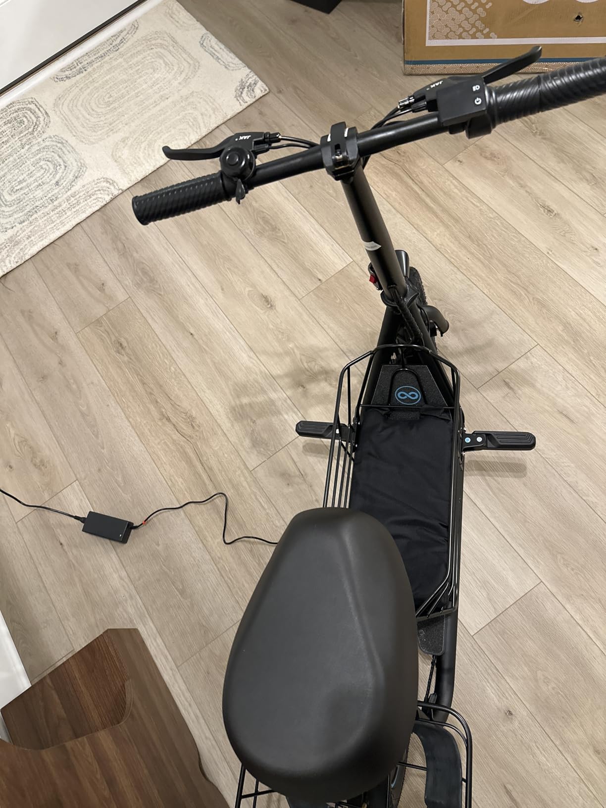 Gyroor Electric Scooter for Adults with Large Pet Basket - Dog-Friendly 550W Motor 19 MPH, 20 Mile Long Range, Foldable Commuter E-Scooter with Comfort Seat for Pets & Groceries customer photo 2
